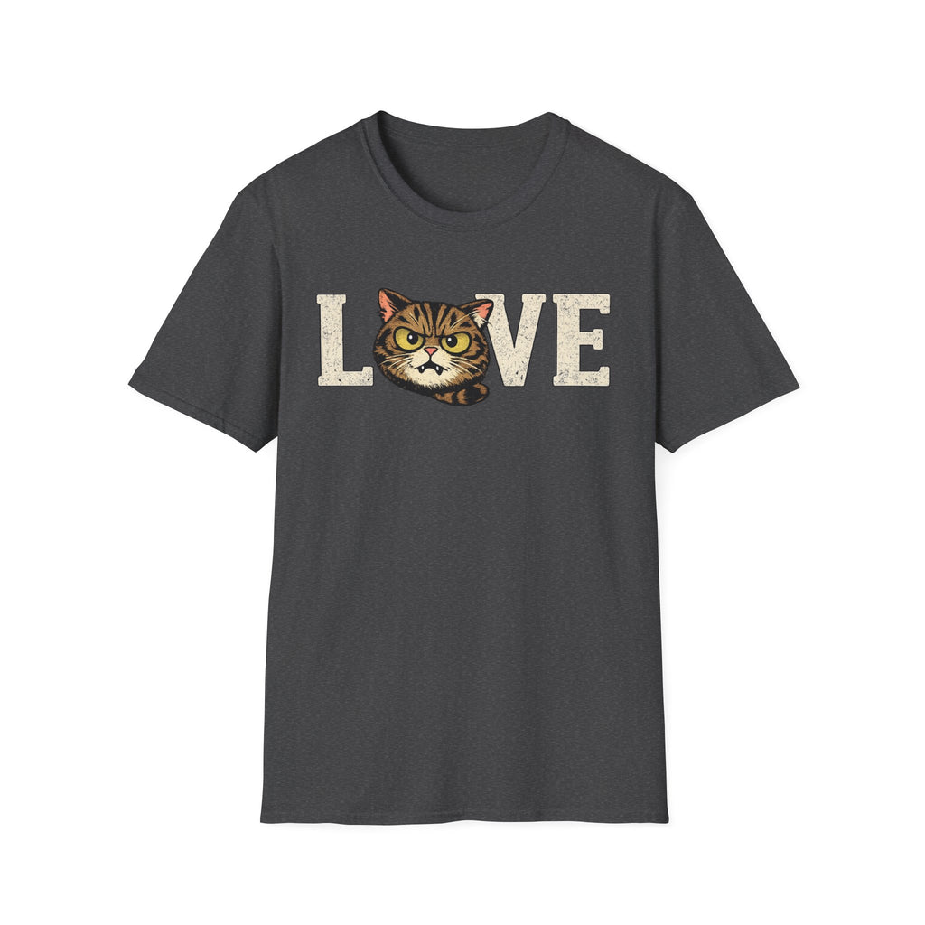 Cat Love T-Shirt — Vintage Kitten Graphic Tee for Cat Lovers