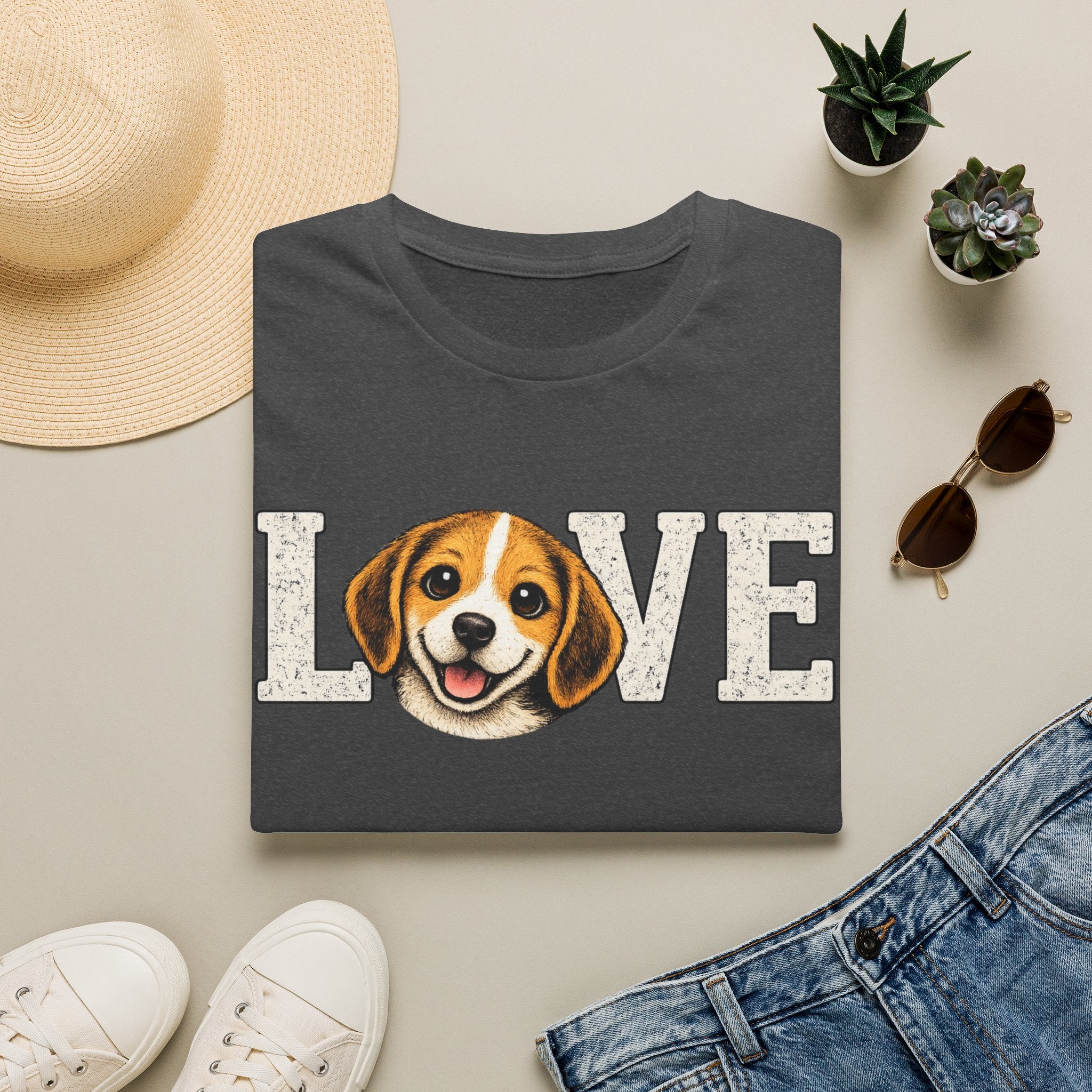 Love Beagle T-Shirt — Cute Dog Lover Tee
