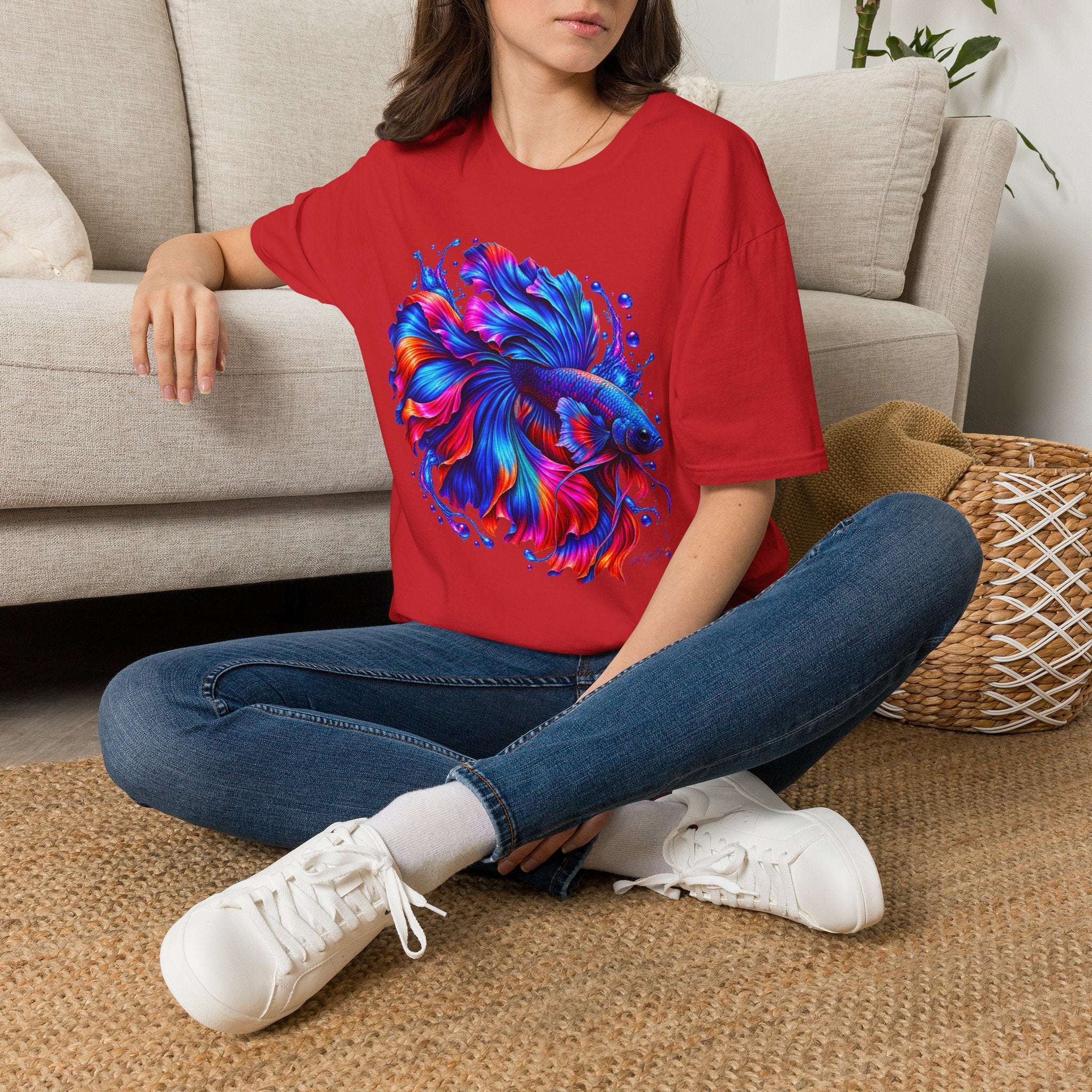 Betta Fish Color Splash T-Shirt