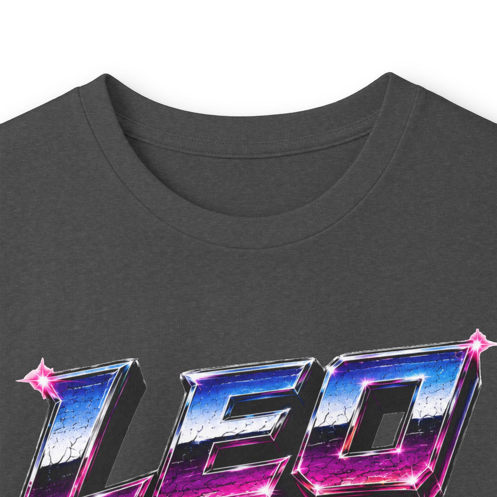 Leo Zodiac Lion Long Sleeve Tee — Retro Sunset Astrology Shirt