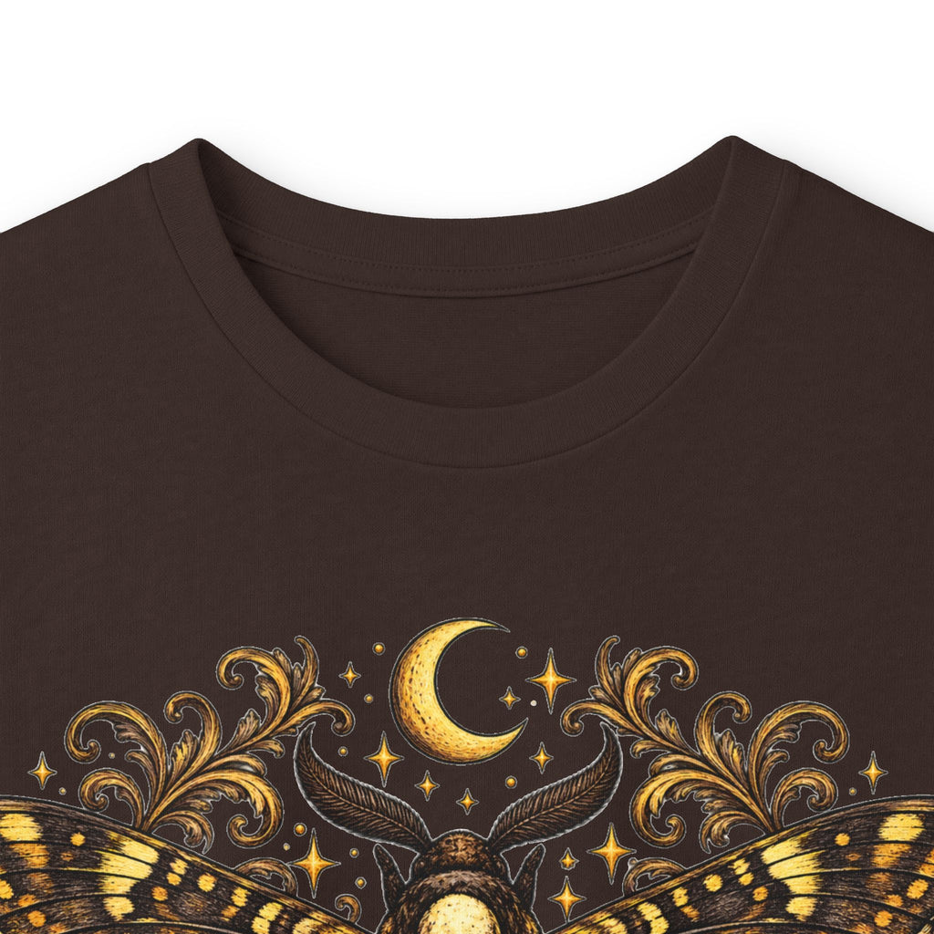 Moon Death Moth Skull Long Sleeve Tee