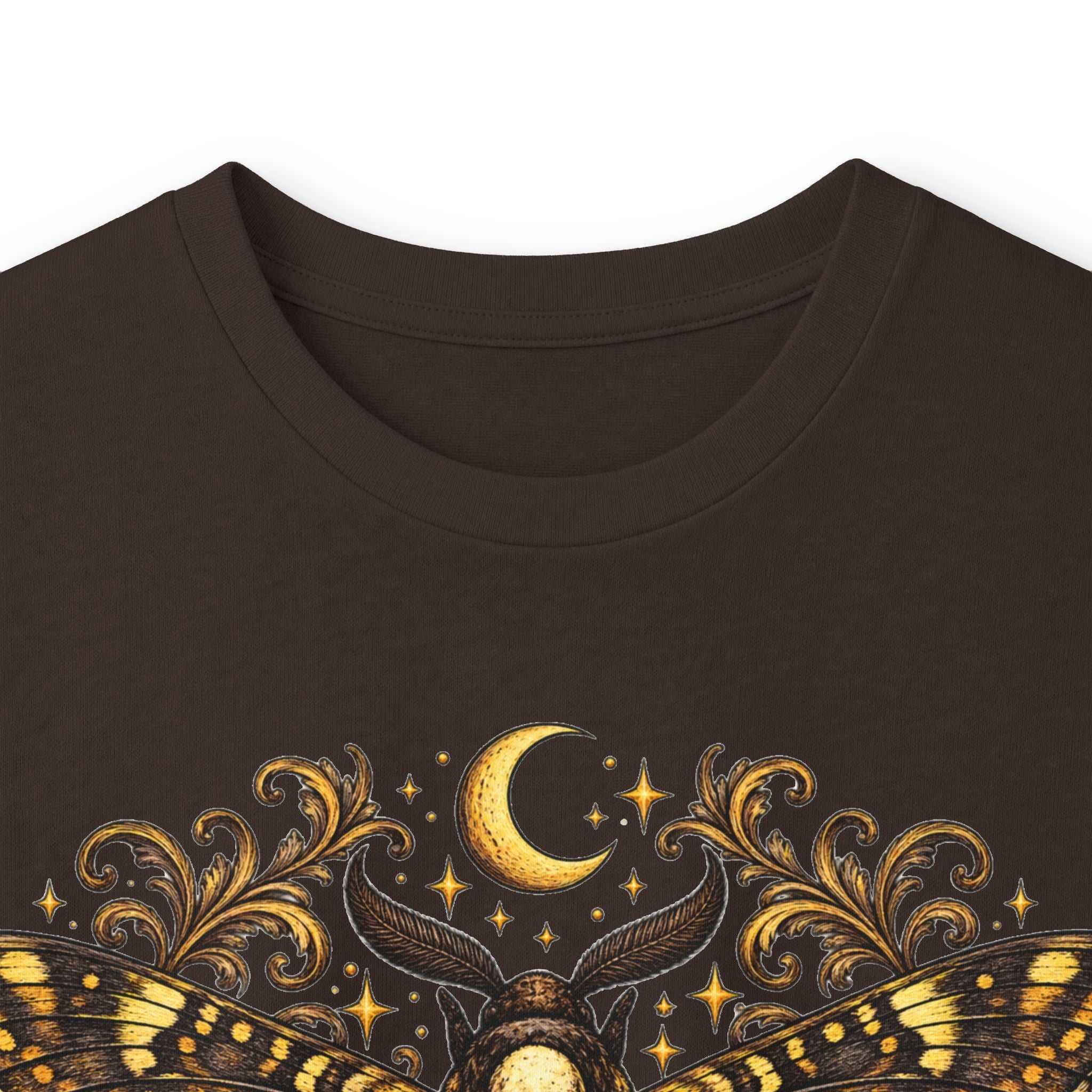 Moon Death Moth Skull Long Sleeve Tee