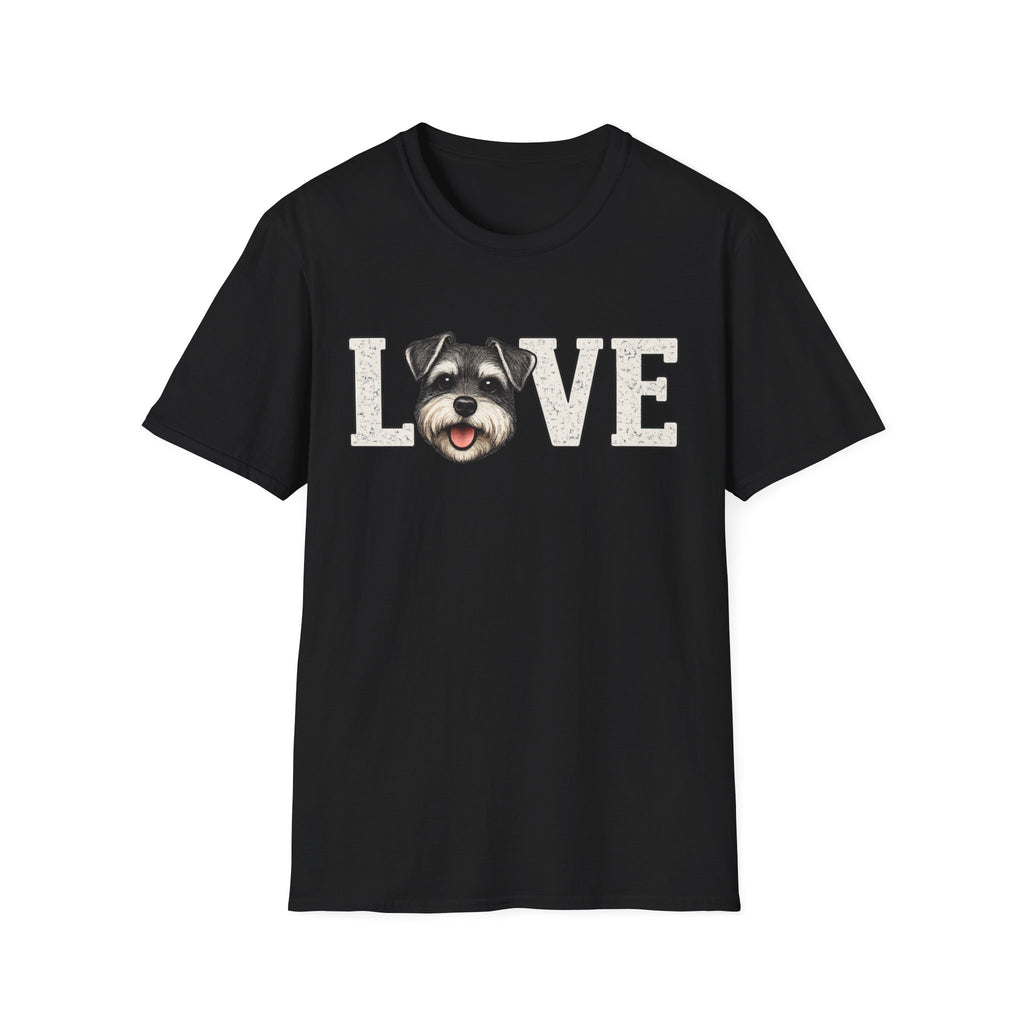 Love Schnauzer T-Shirt — Cute Dog Lover Tee