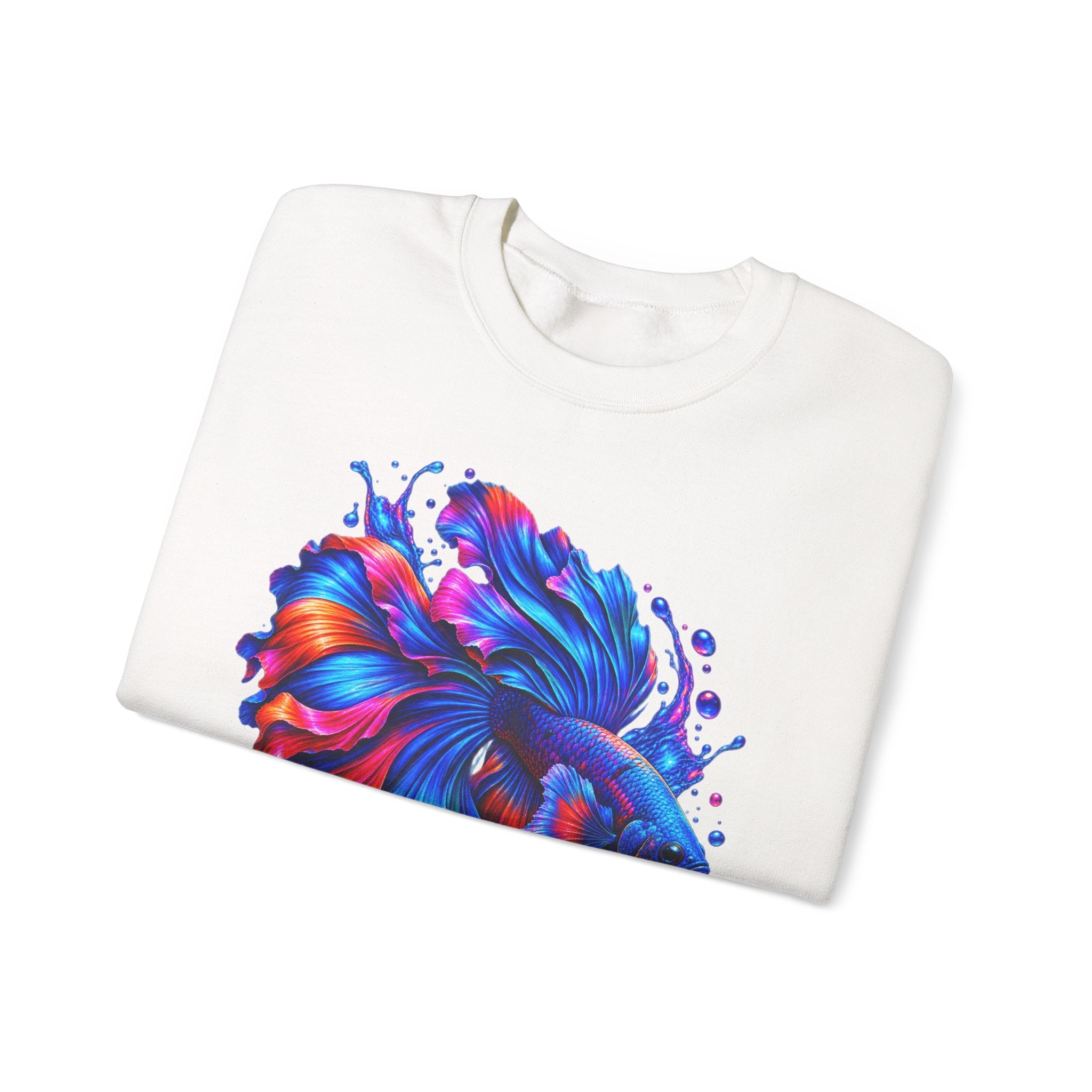 Betta Fish Colorburst Crewneck Sweatshirt