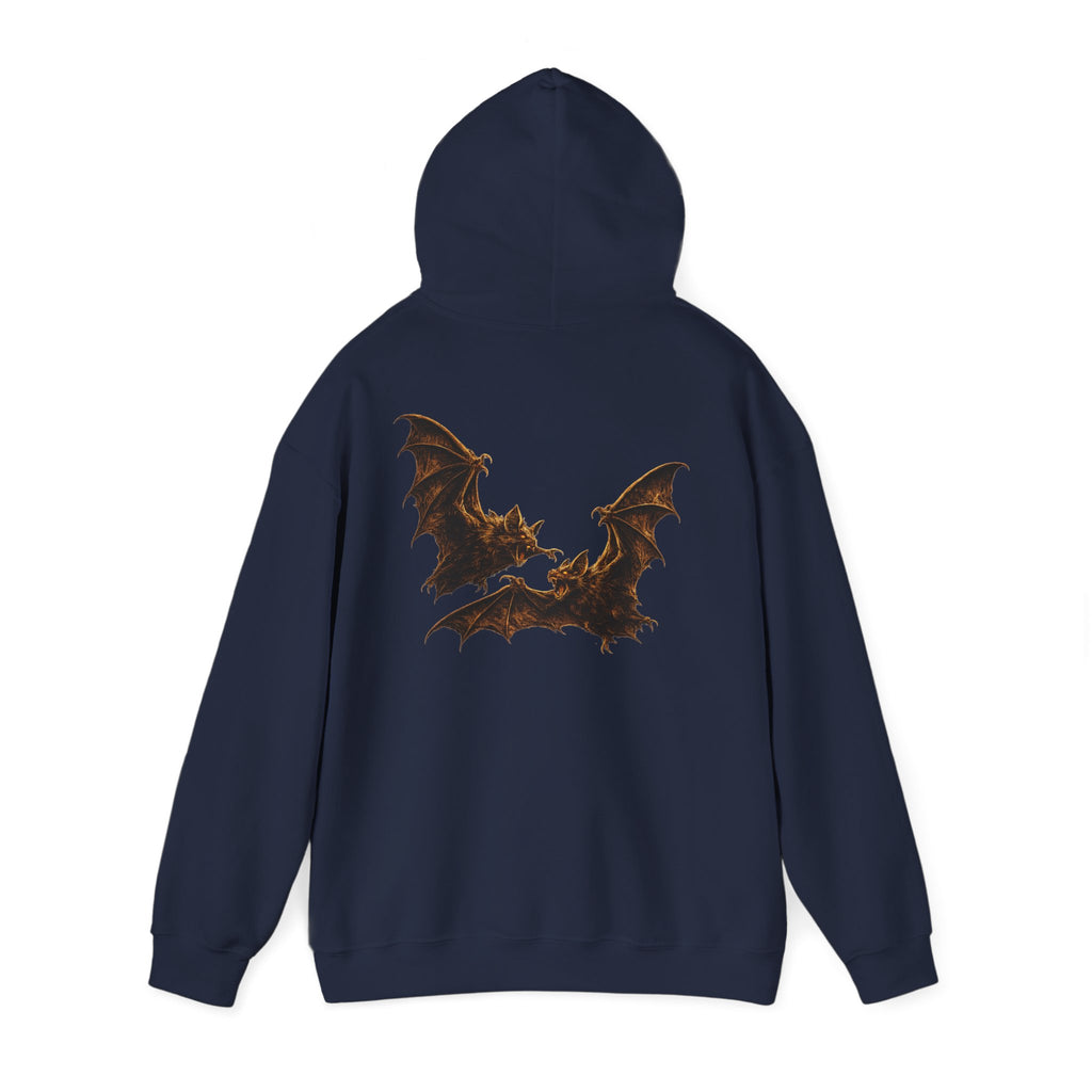 Bat Wings Hoodie — Gothic Halloween Graphic Sweatshirt