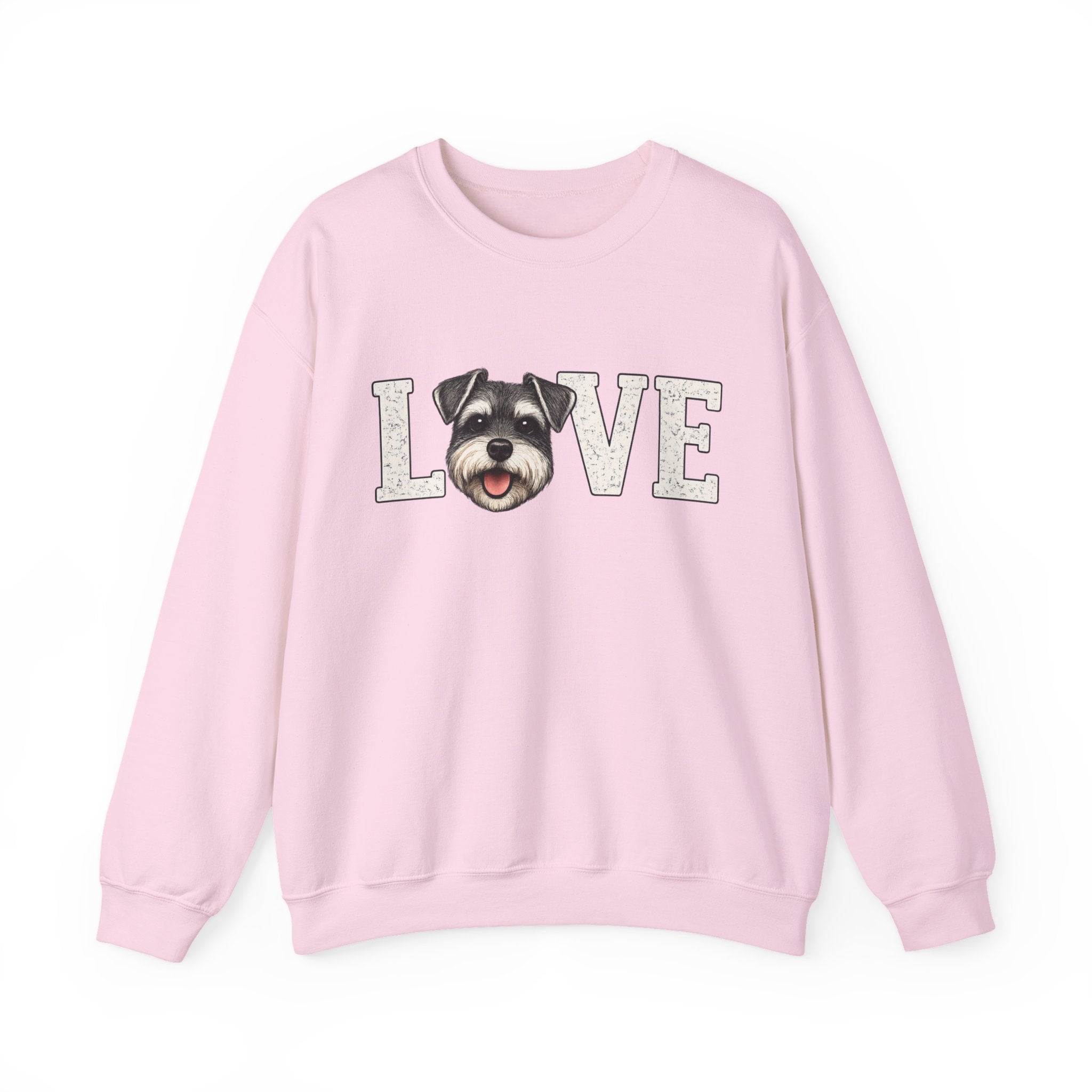Schnauzer Love Crewneck Sweatshirt — Dog Lover Pullover