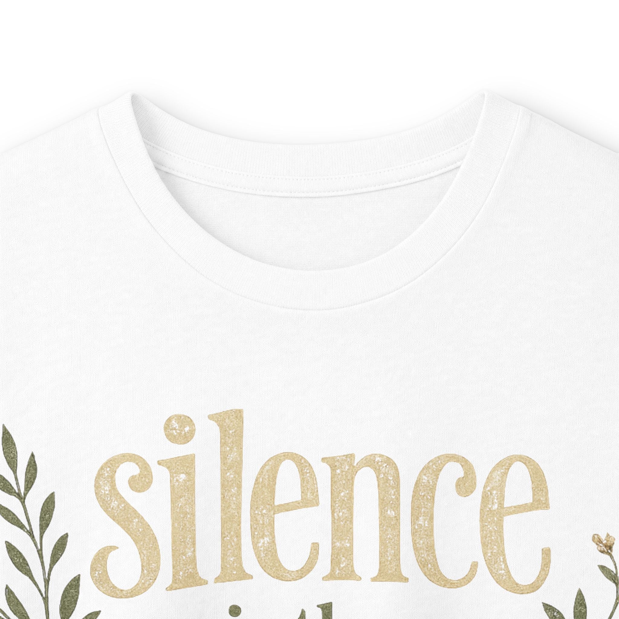 — “Silence Is The Strongest Response” long sleeve Inspirational Graphic