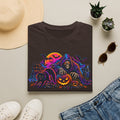 Halloween Grim Reaper T-Shirt — Pumpkin, Bats & Haunted Night Graphic Tee