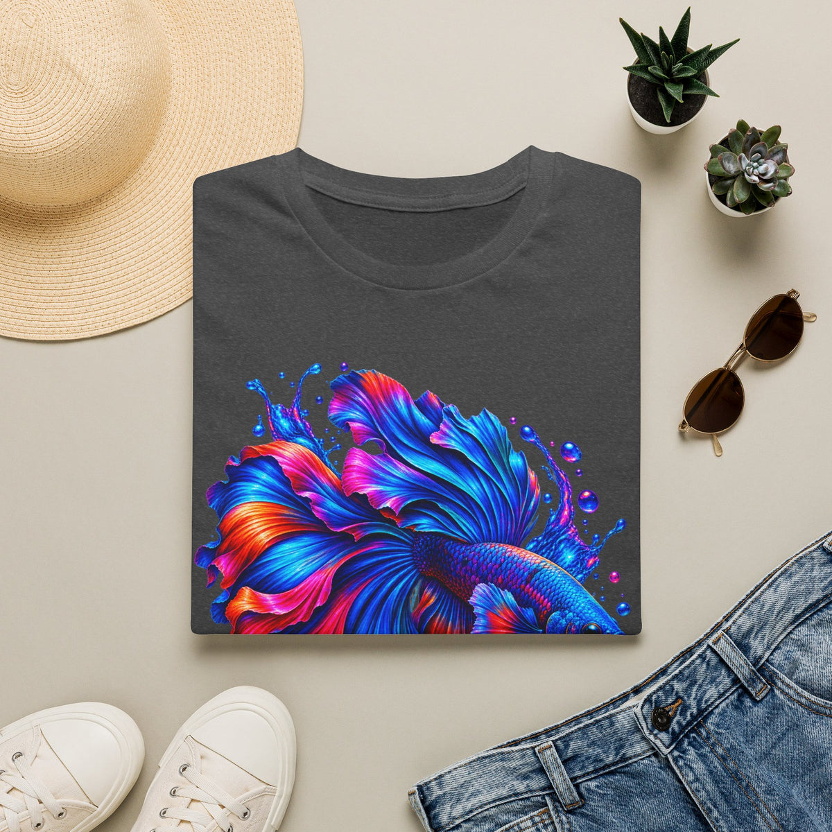 Betta Fish Color Splash T-Shirt