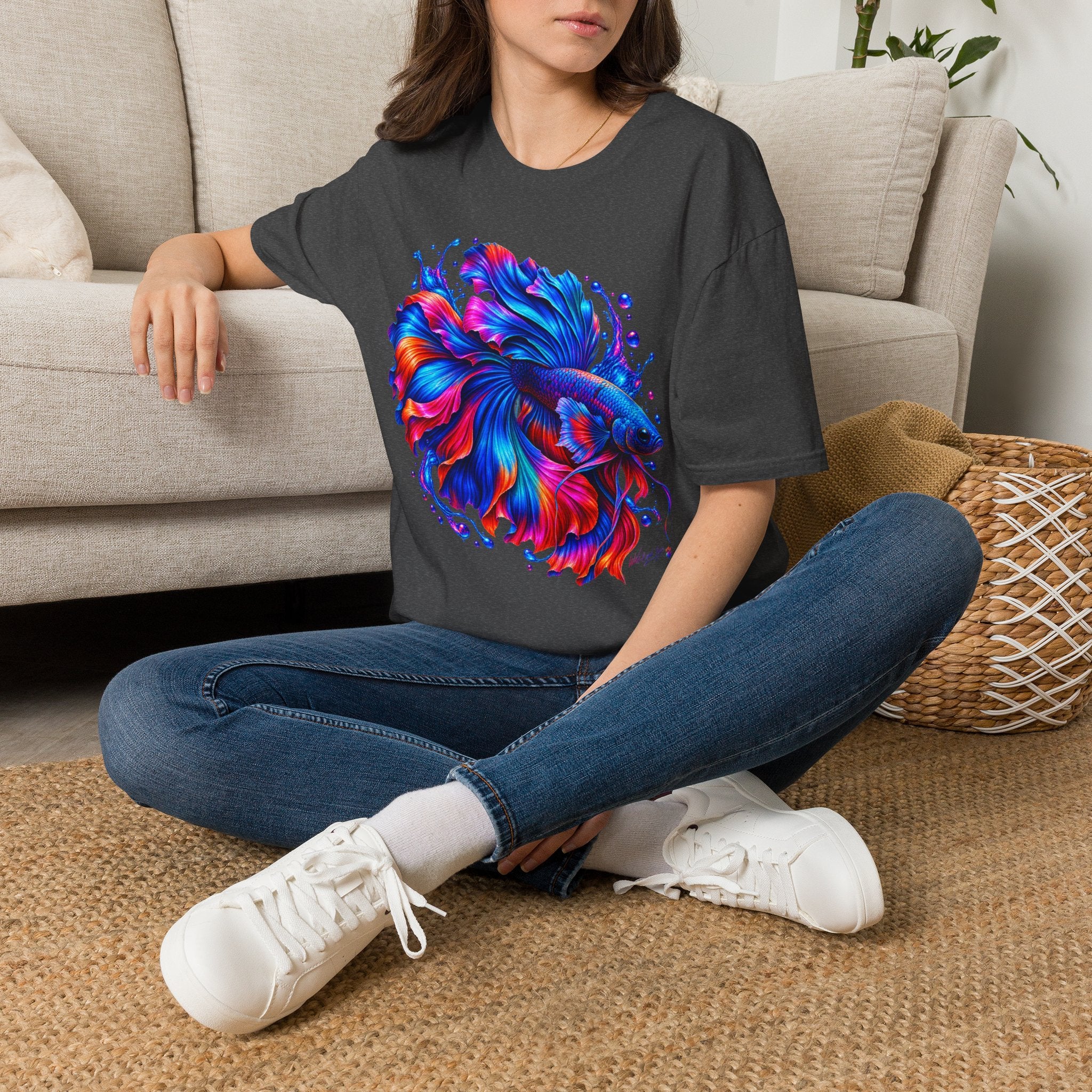 Betta Fish Color Splash T-Shirt