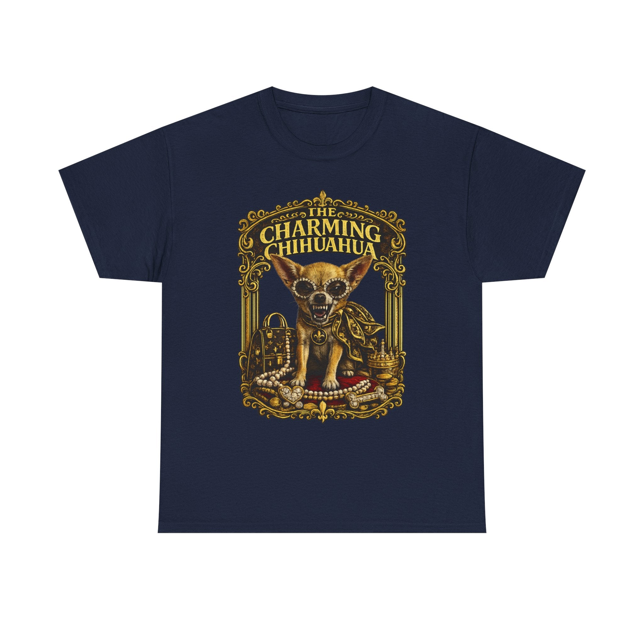 Chihuahua Tee-The Charming Chihuahua T-Shirt — Vintage Pet Portrait Tee