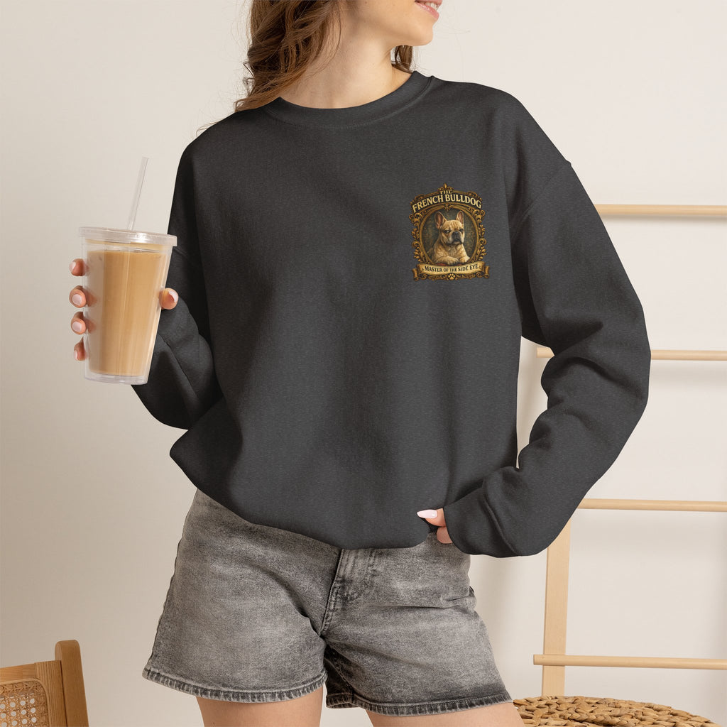 French Bulldog Sweatshirt — "Master of the Side Eye" Vintage-Style Crewneck
