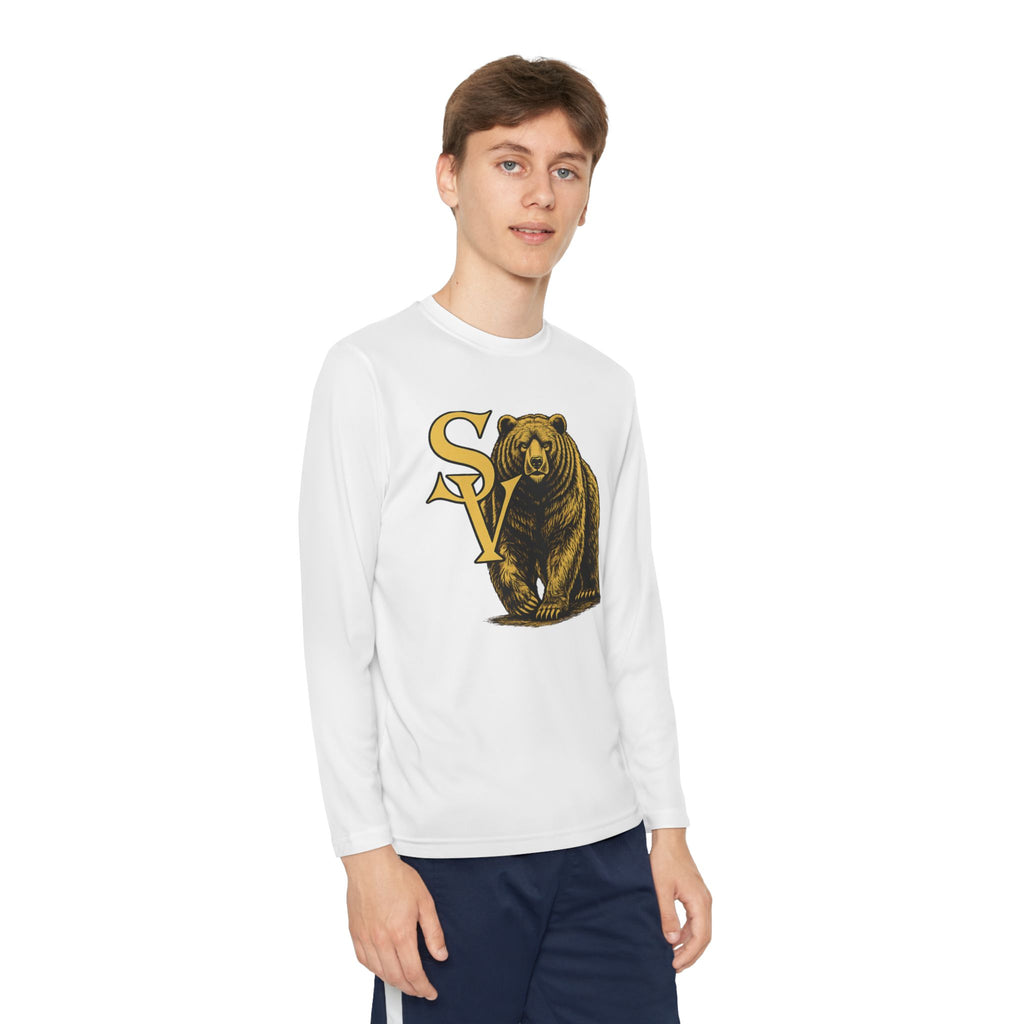 Diane J. Design Bear Mascot Long Sleeve Tee