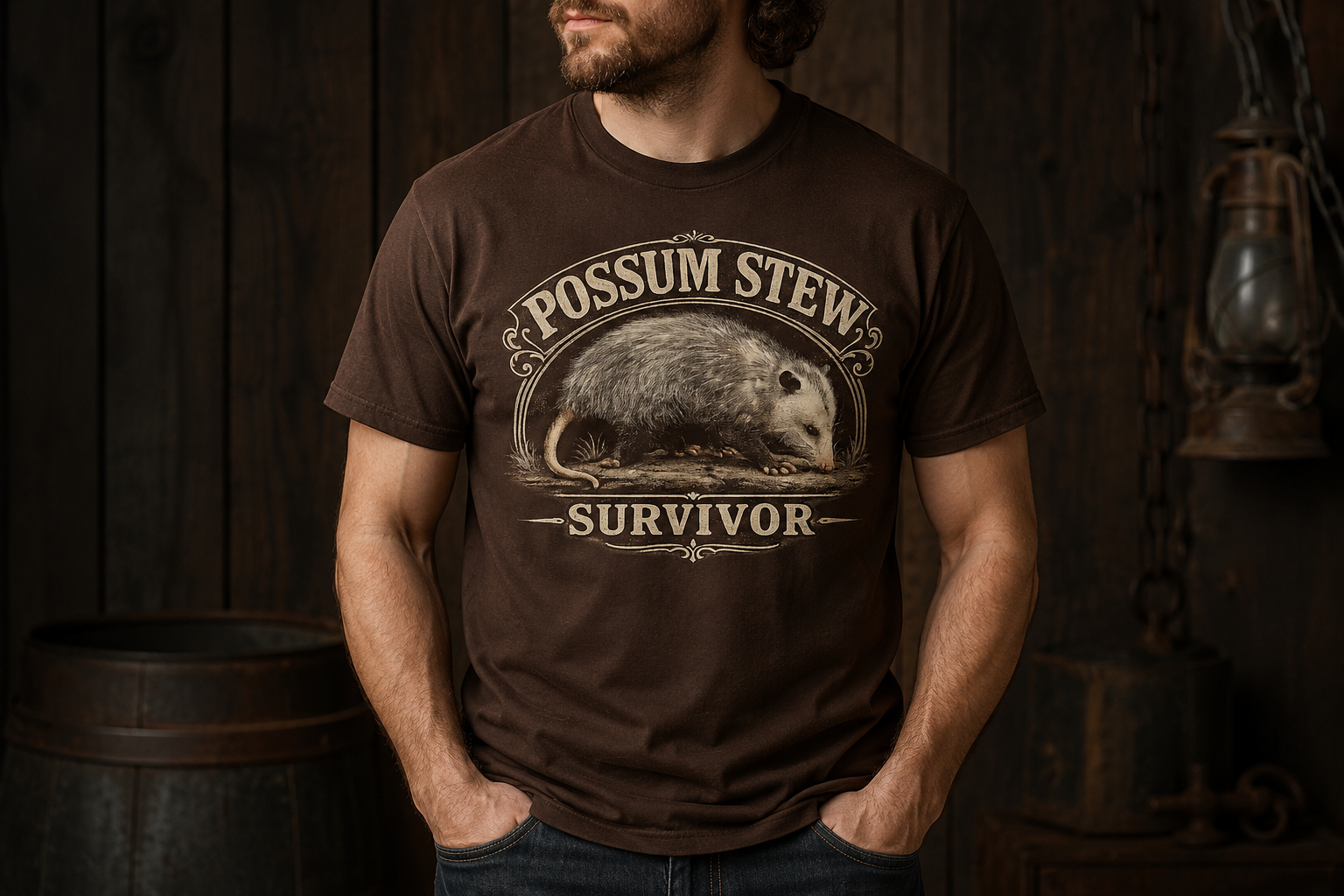 Possum Stew Survivor T-Shirt