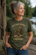 Just Stop Wishin' And Go Fishin' Cat T-Shirt