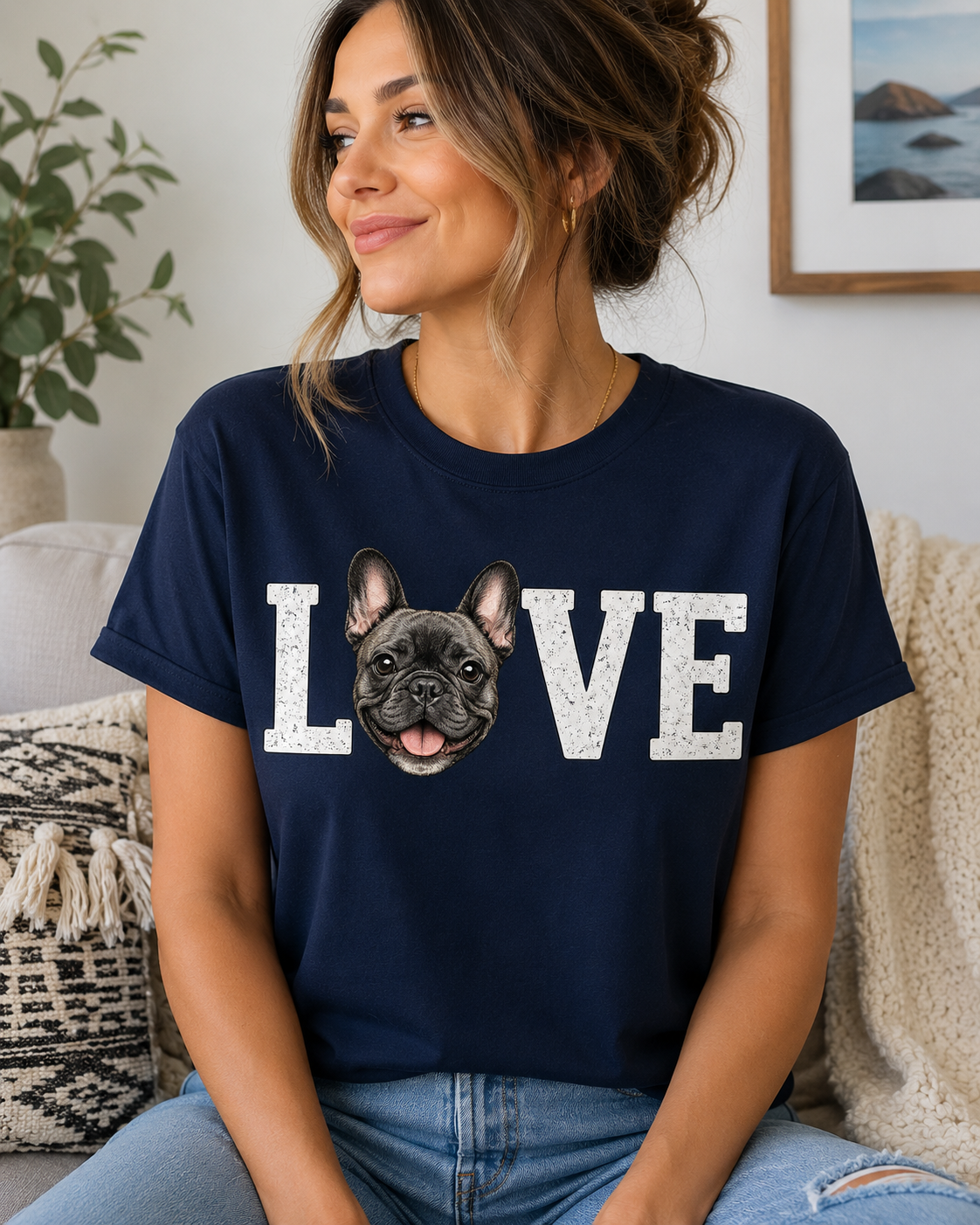 French Bulldog Love T-Shirt