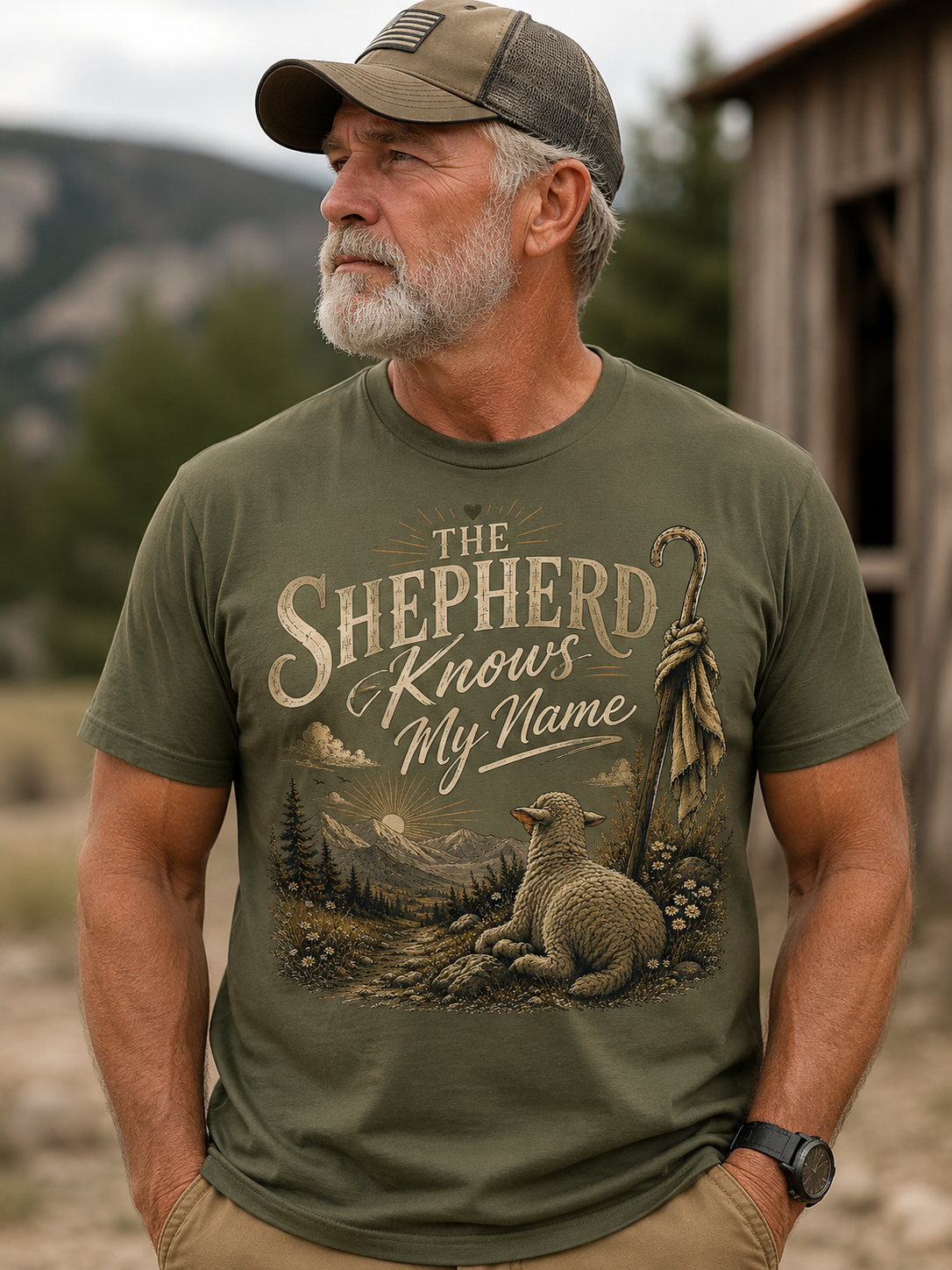 Shepherd Knows My Name T‑Shirt