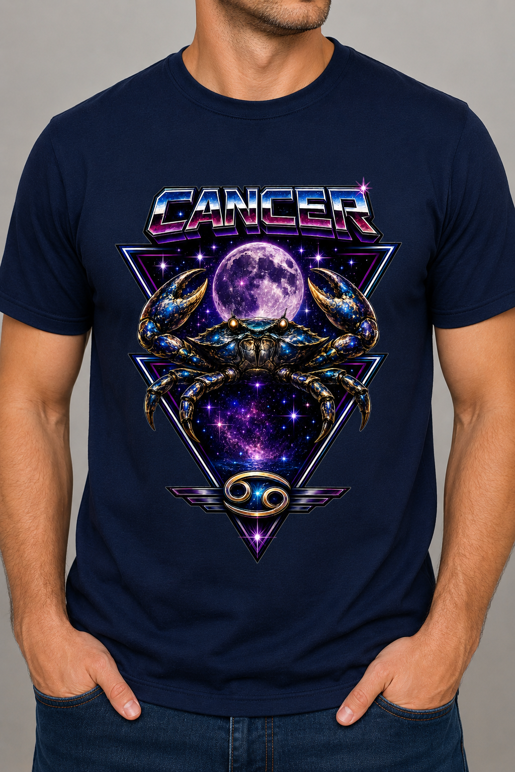 Cancer Zodiac Tee — Cosmic Crab Astrology T-Shirt