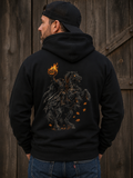 Headless Horseman Hoodie — Halloween Horror Graphic Hoodie