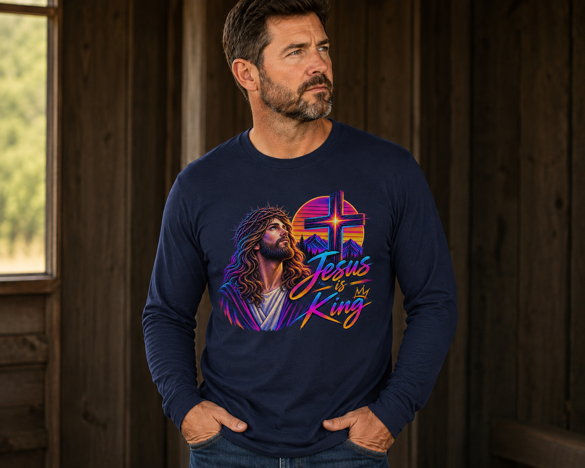 Jesus Is King Long Sleeve Tee
