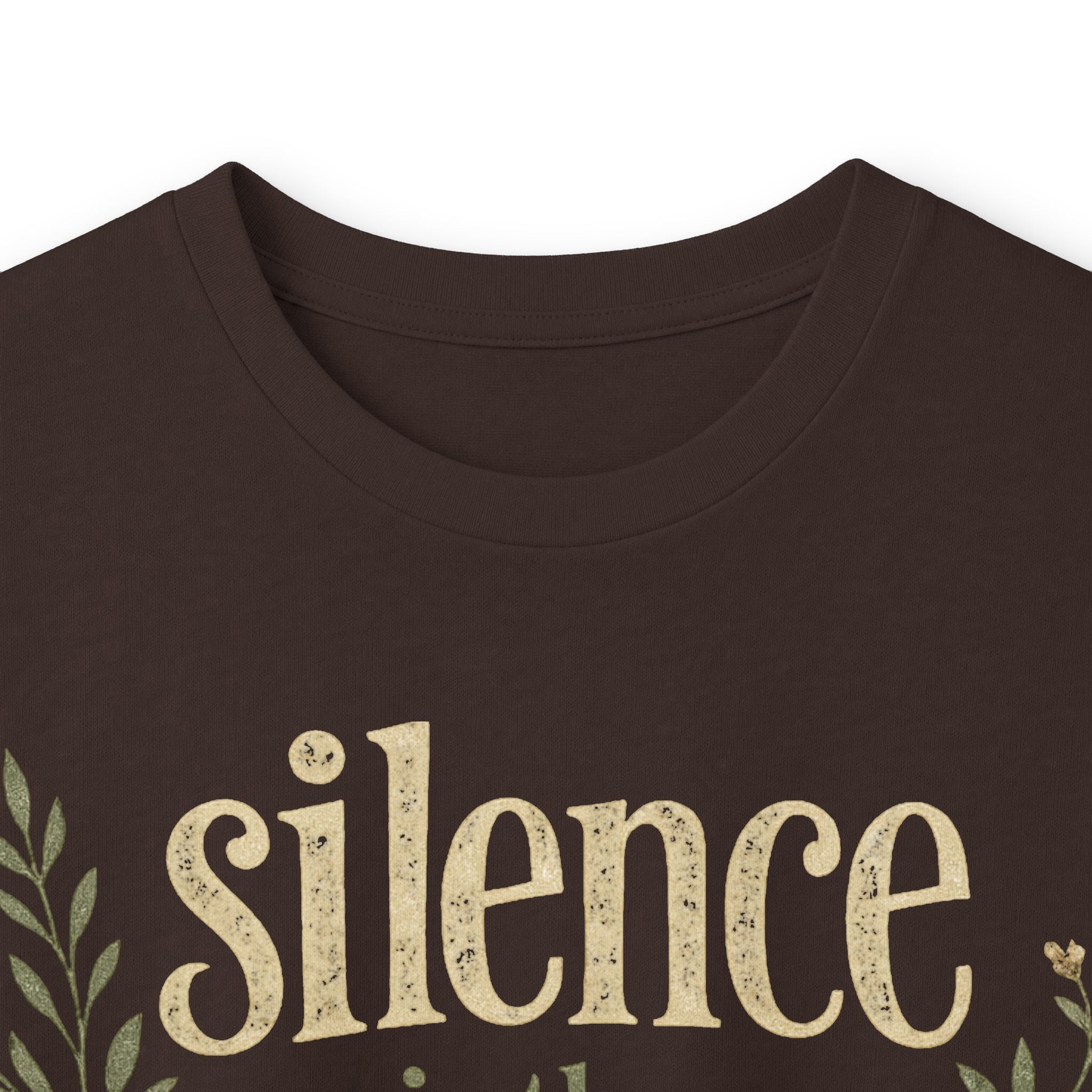 — “Silence Is The Strongest Response” long sleeve Inspirational Graphic
