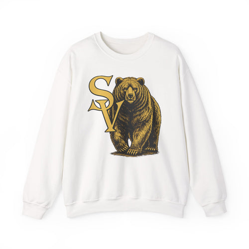Bear Logo Crewneck Sweatshirt — SV Graphic Pullover