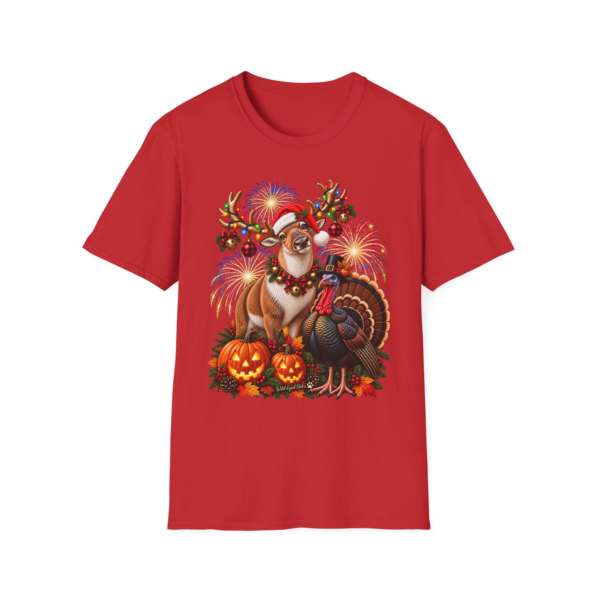 Four Holidays One Shirt - Dear Turkey, Halloween & Christmas Holiday Shirt