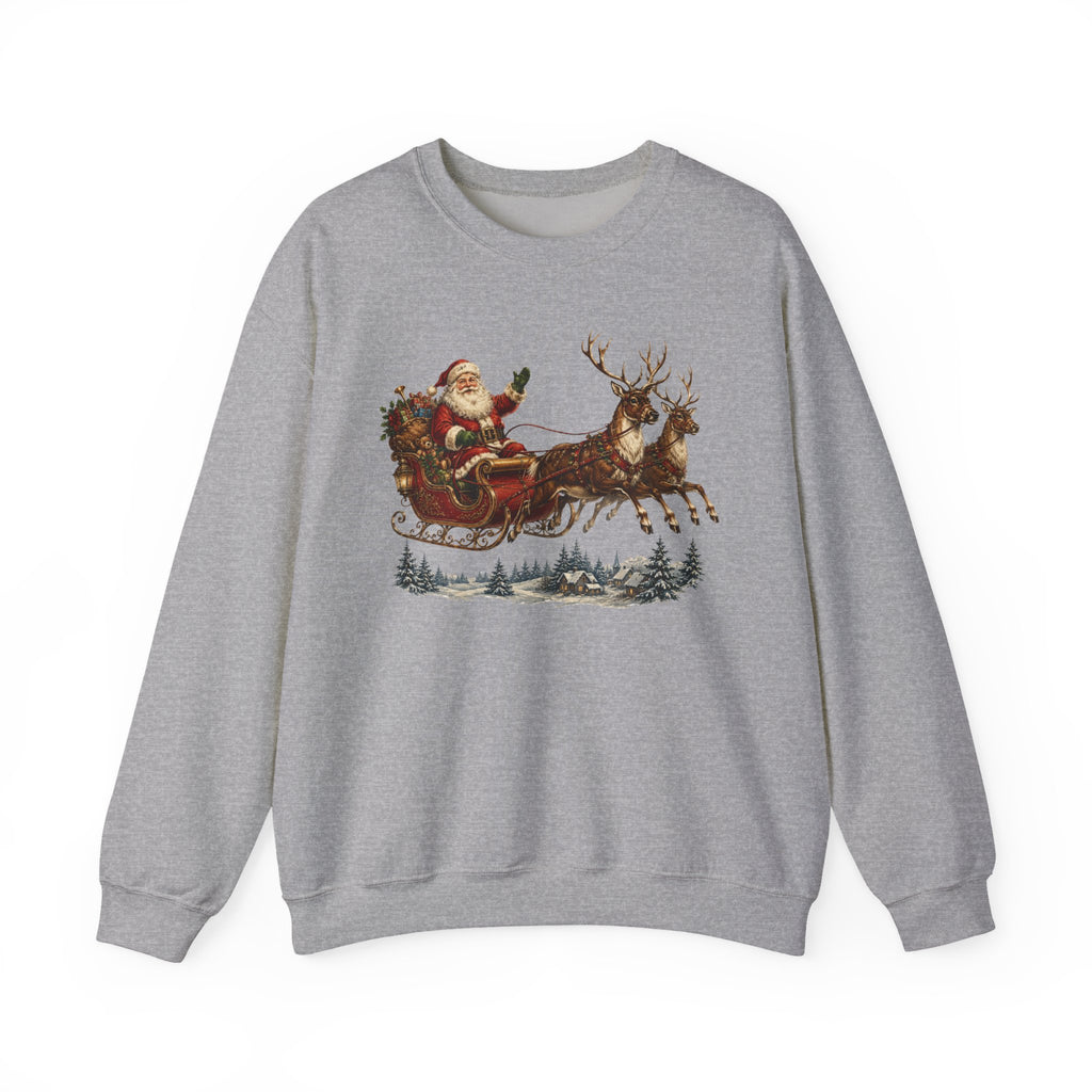 Vintage Santa Sleigh Crewneck Sweatshirt