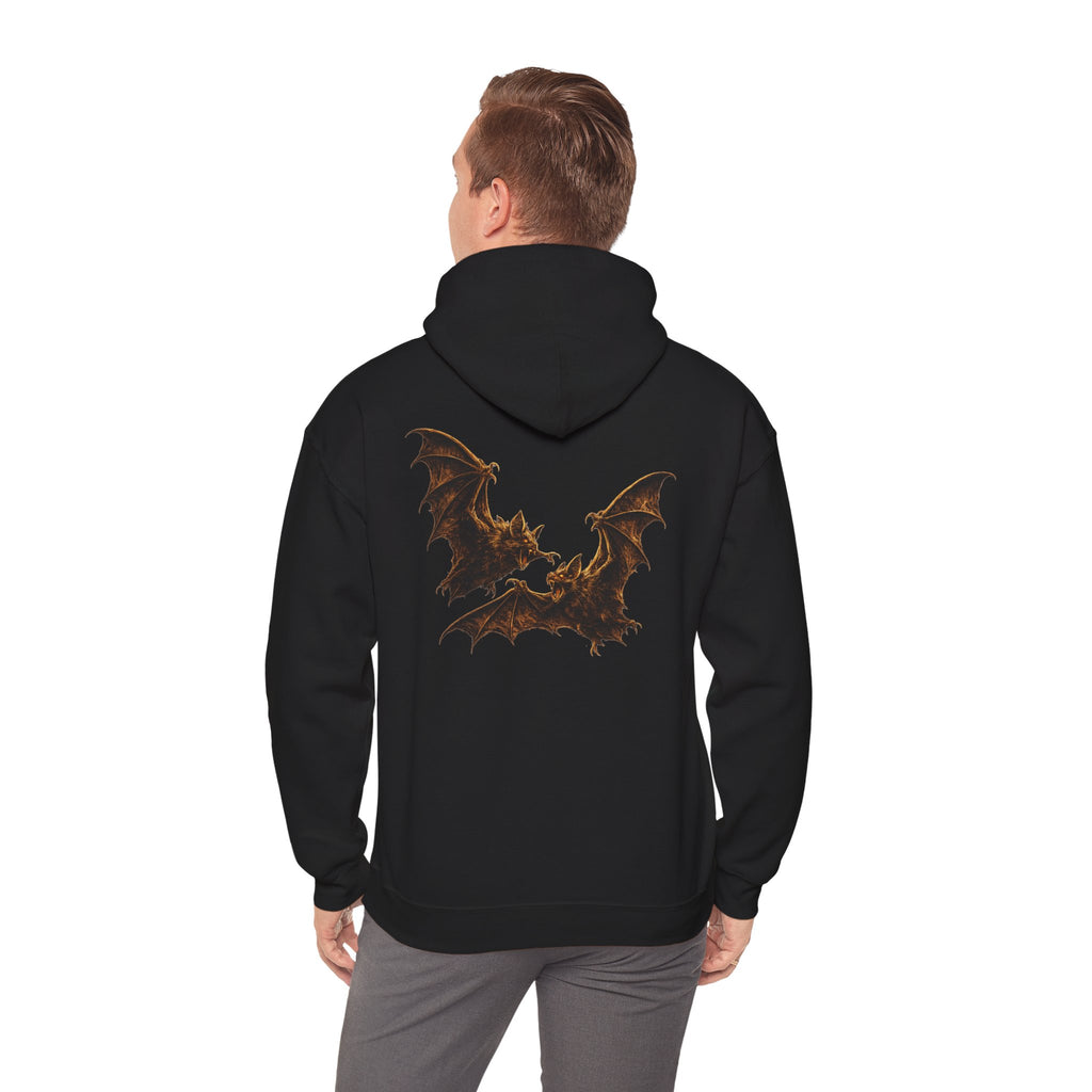 Bat Wings Hoodie — Gothic Halloween Graphic Sweatshirt