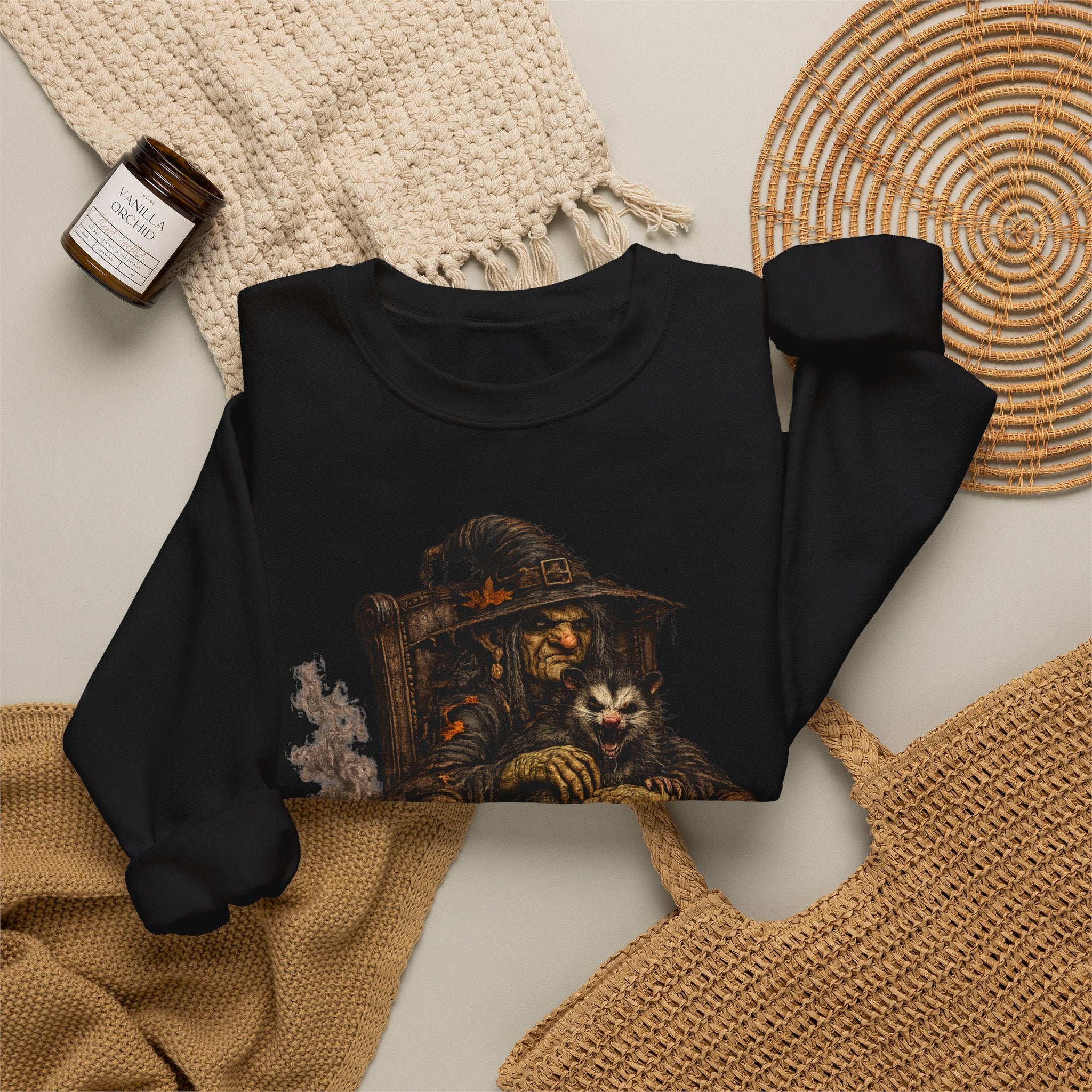 Witch & Possum Cauldron Sweatshirt