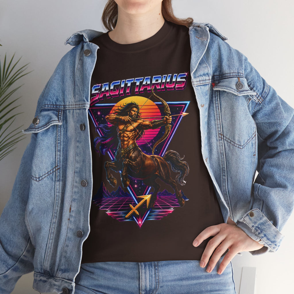 Sagittarius Retro Centaur Astrology Tee