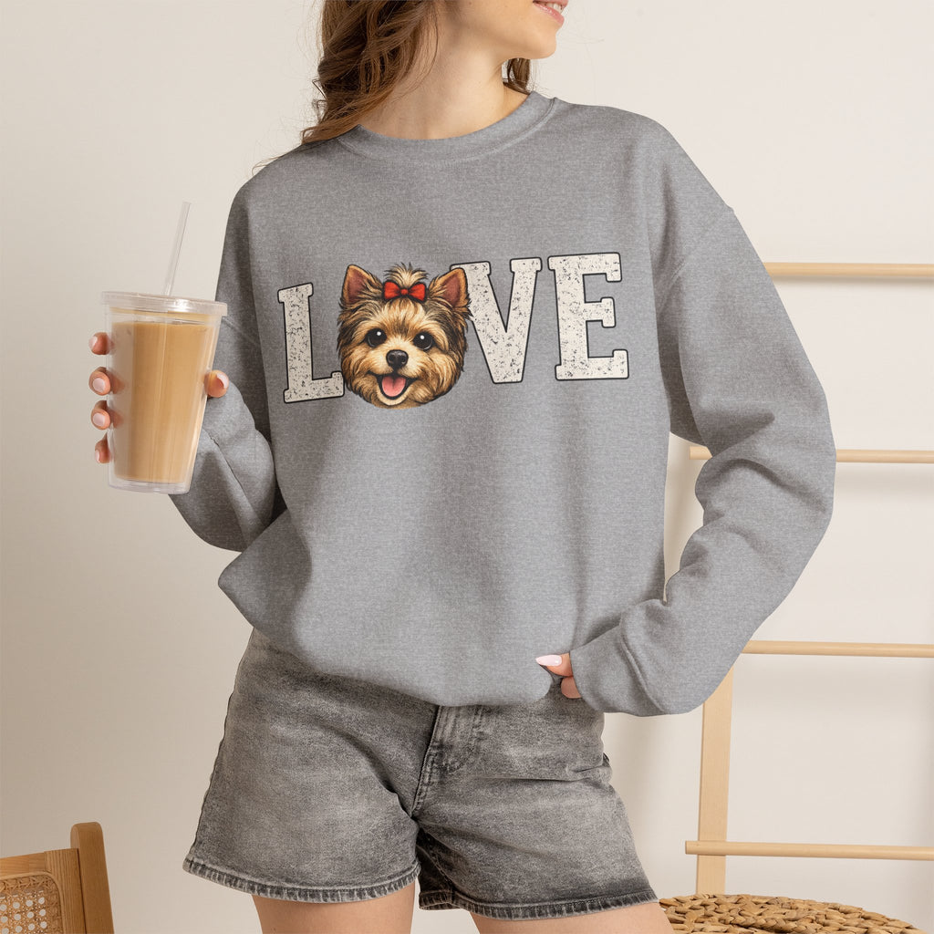 Yorkie Love Crewneck Sweatshirt