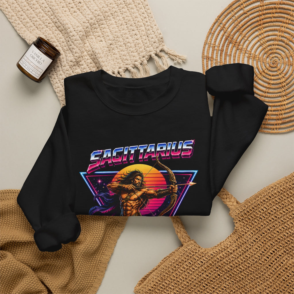 Centaurious Retro Metal Crewneck Sweatshirt