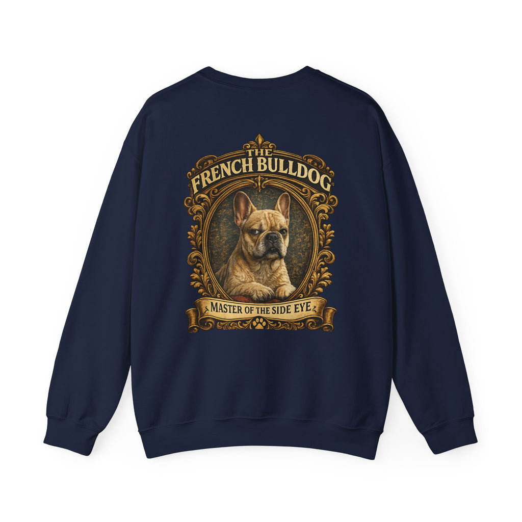 French Bulldog Sweatshirt — "Master of the Side Eye" Vintage-Style Crewneck