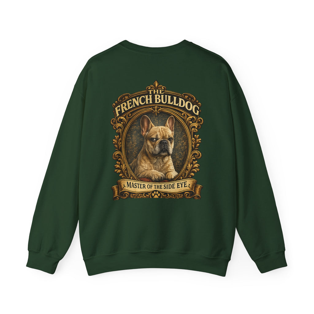 French Bulldog Sweatshirt — "Master of the Side Eye" Vintage-Style Crewneck