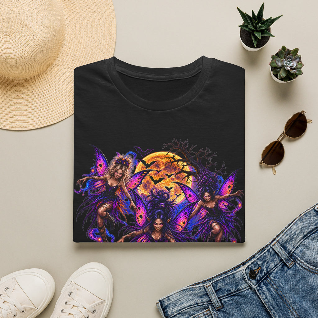 Fairy Moon Tee — Mystical Butterfly Faeries Graphic T-Shirt