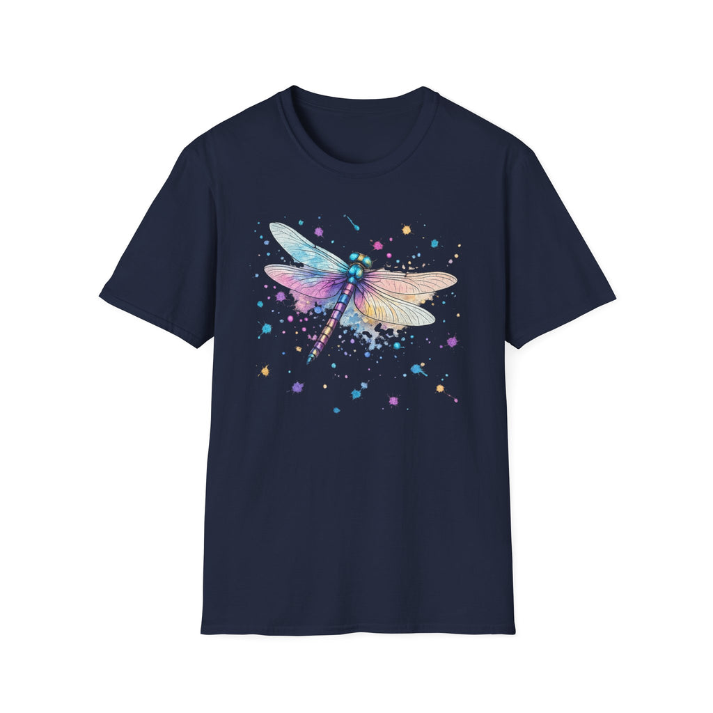 Dragonfly Watercolor T‑Shirt — Pastel Wing Nature Tee