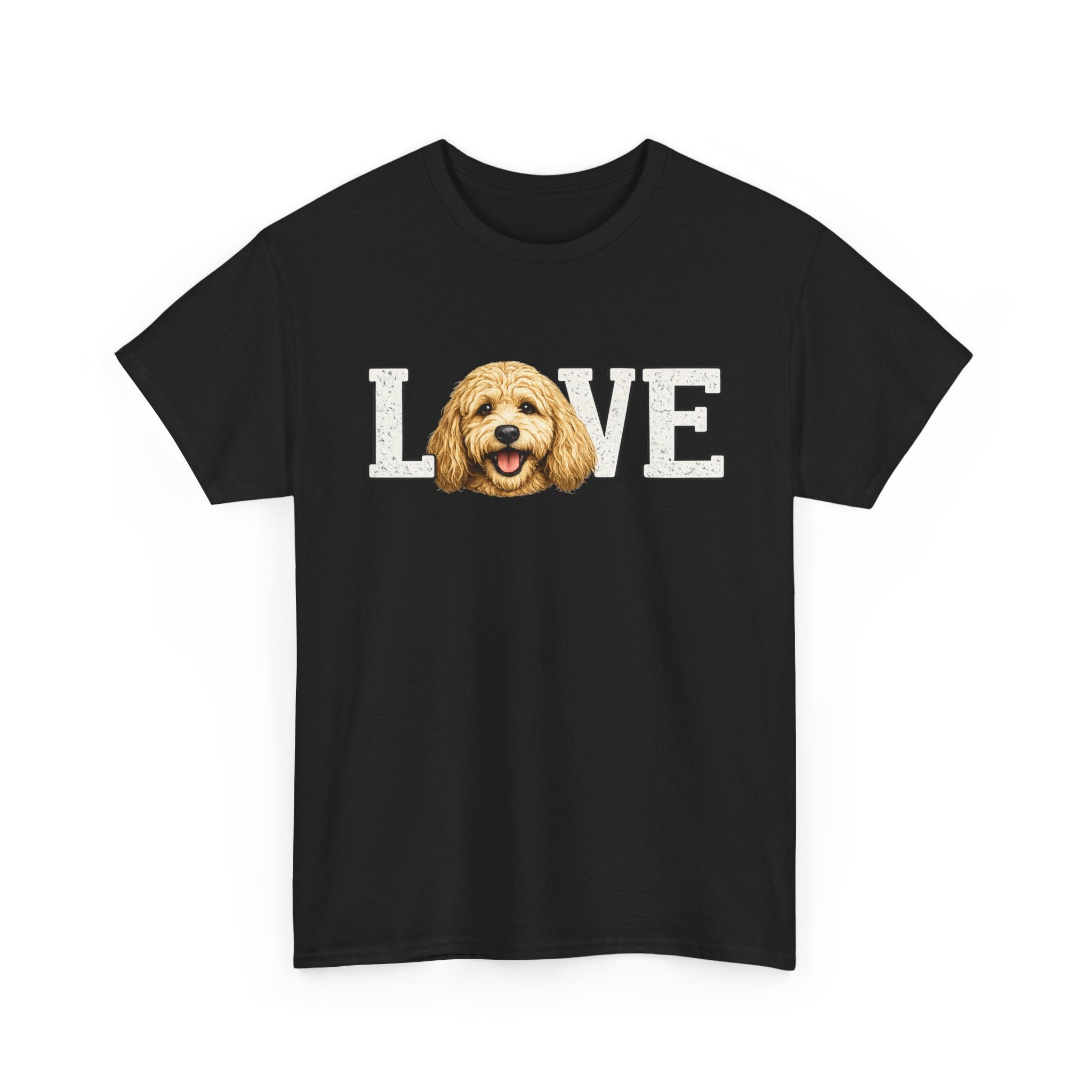 Love Goldendoodle T-Shirt — Golden Doodle Face Graphic Tee