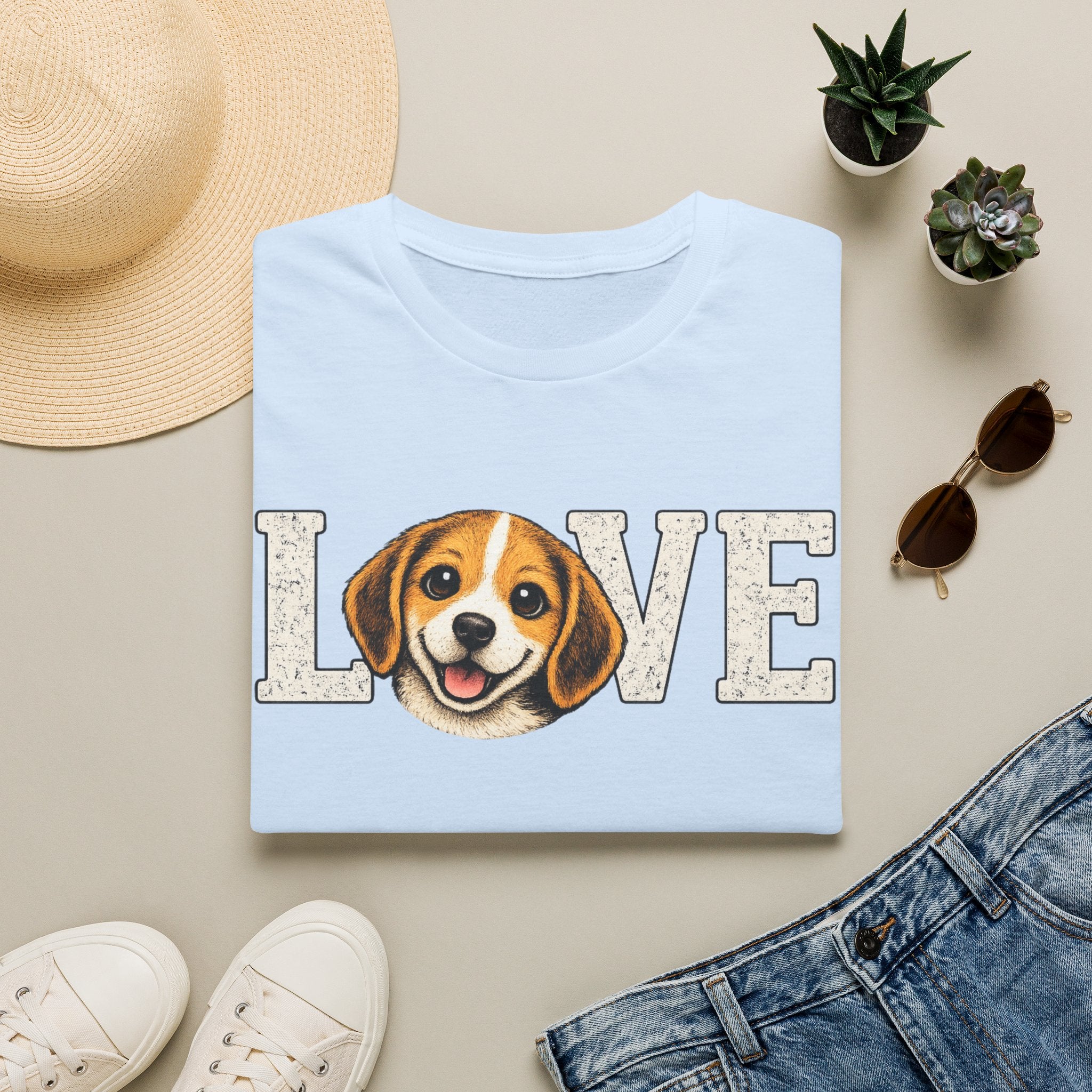 Love Beagle T-Shirt — Cute Dog Lover Tee
