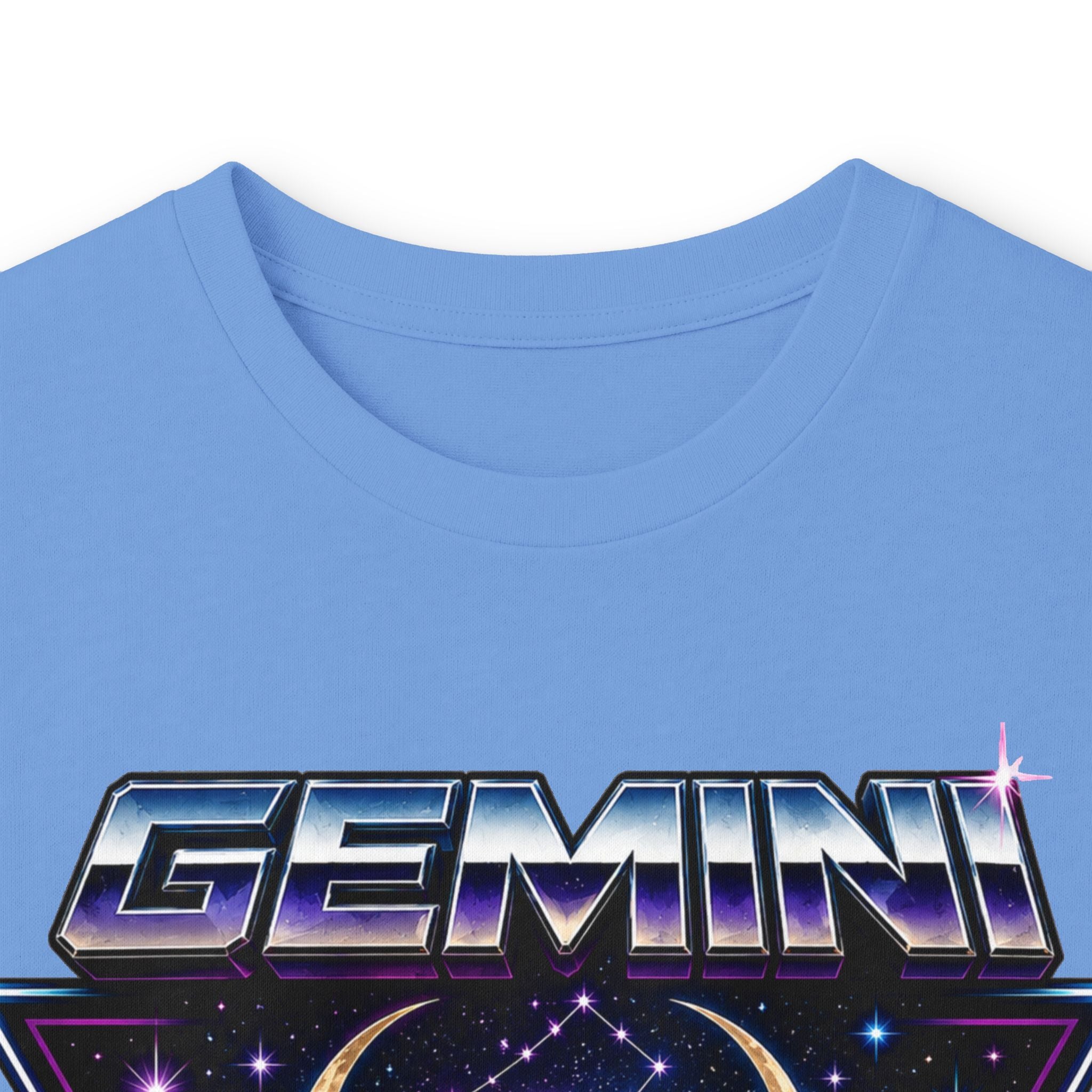 Gemini Zodiac Long Sleeve Tee — Retro Twin Goddesses Astrology Shirt