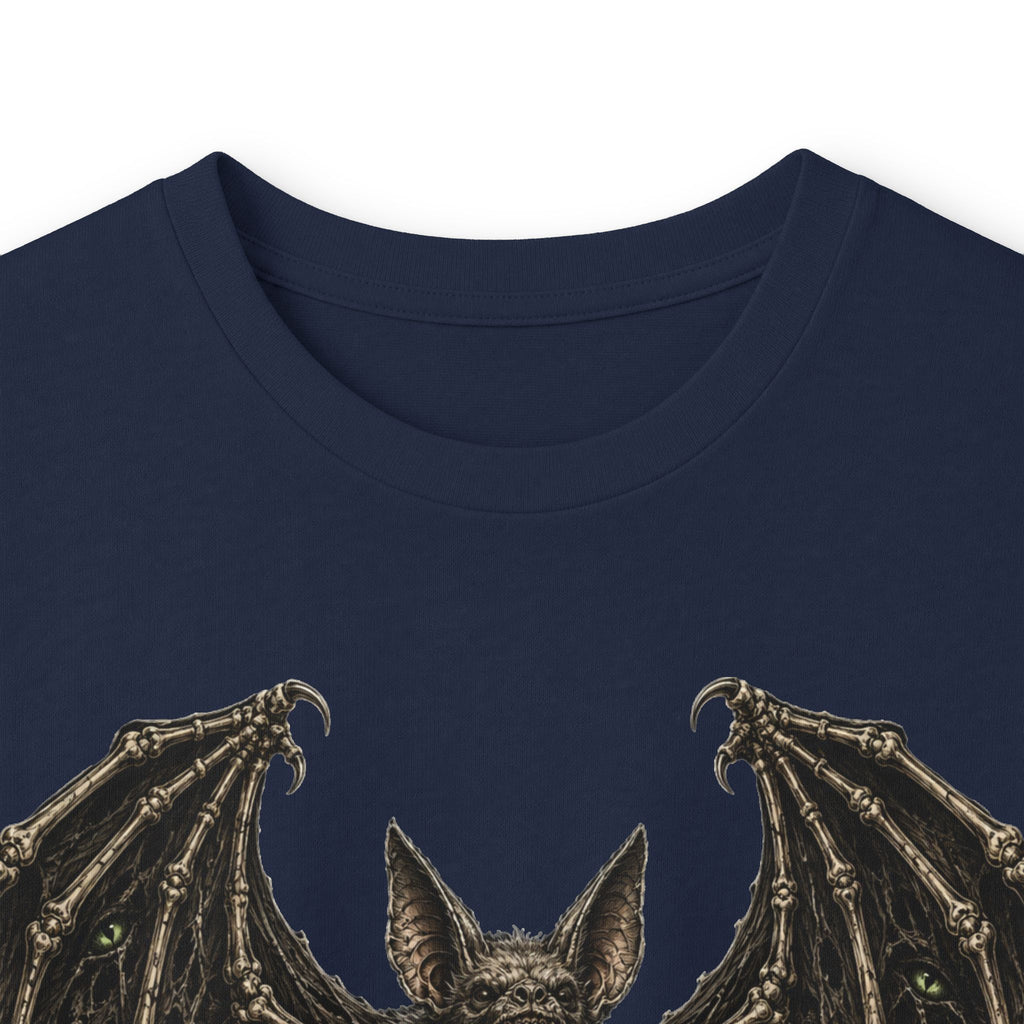 Bat Illustration Long Sleeve Tee — Gothic Bat Graphic Shirt