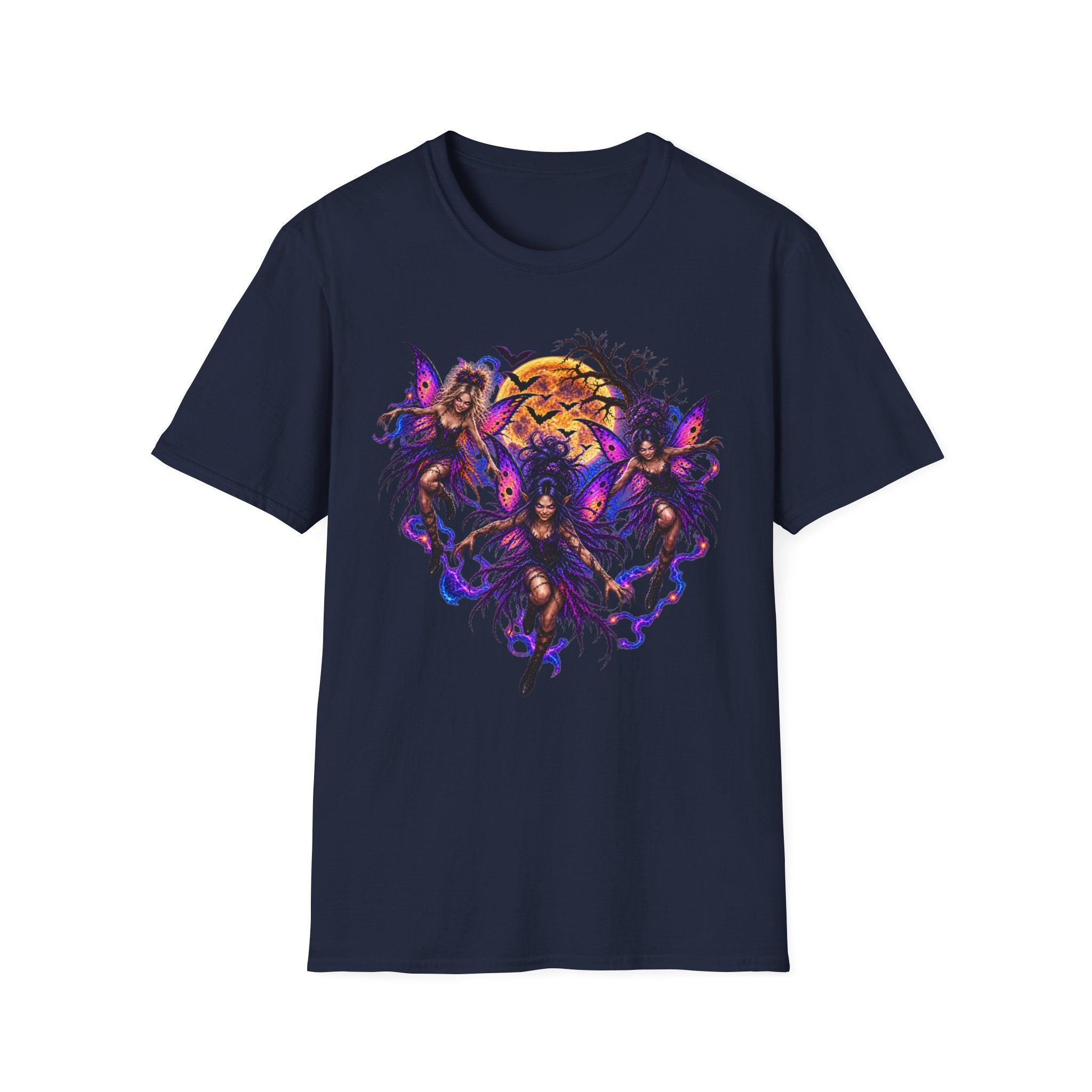 Fairy Moon Tee — Mystical Butterfly Faeries Graphic T-Shirt