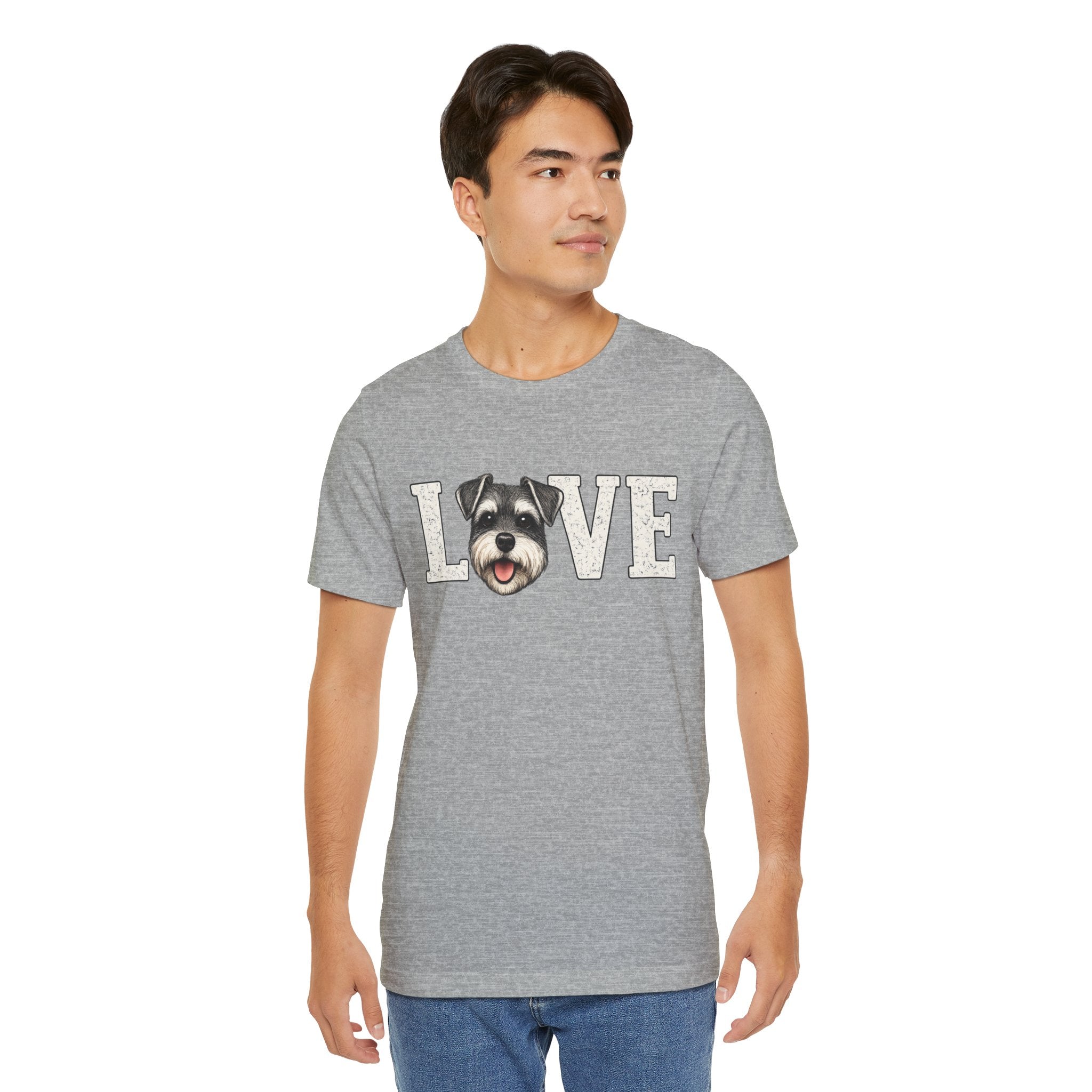 Love Schnauzer T-Shirt — Cute Dog Lover Tee