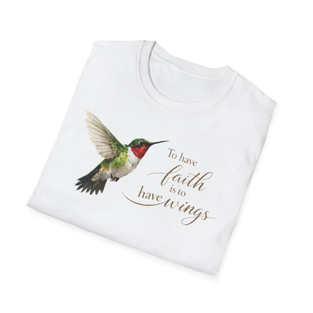 Hummingbird 'To Have Faith Is To Have Wings' T-Shirt
