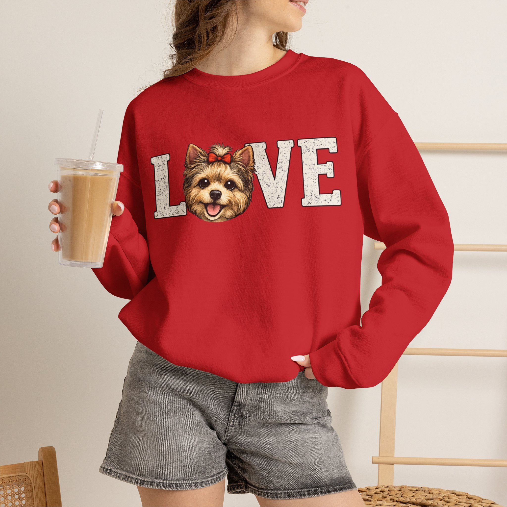 Yorkie Love Crewneck Sweatshirt