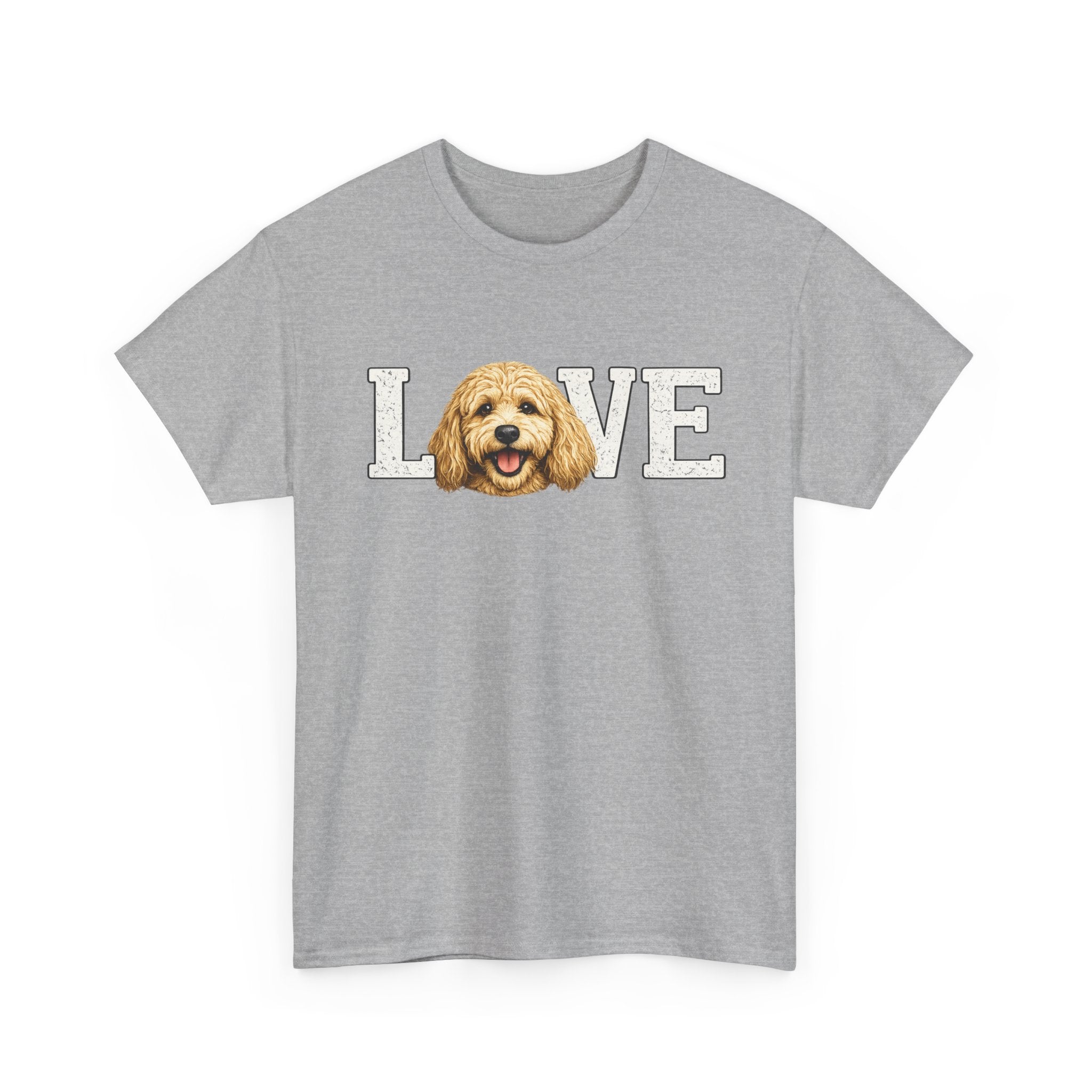 Love Goldendoodle T-Shirt — Golden Doodle Face Graphic Tee