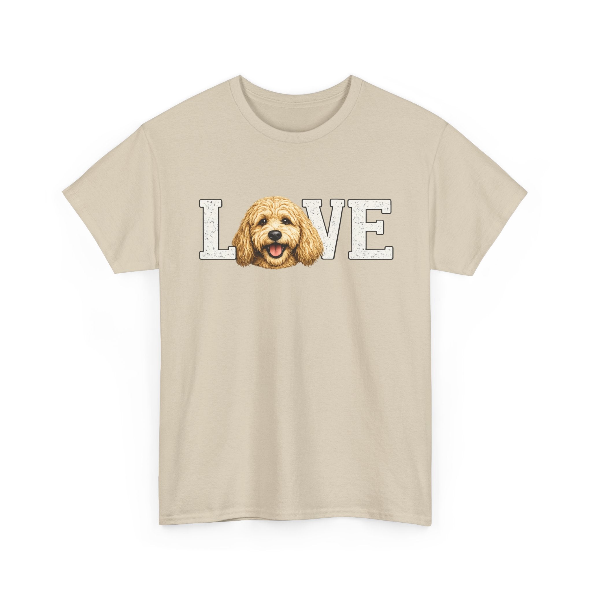 Love Goldendoodle T-Shirt — Golden Doodle Face Graphic Tee