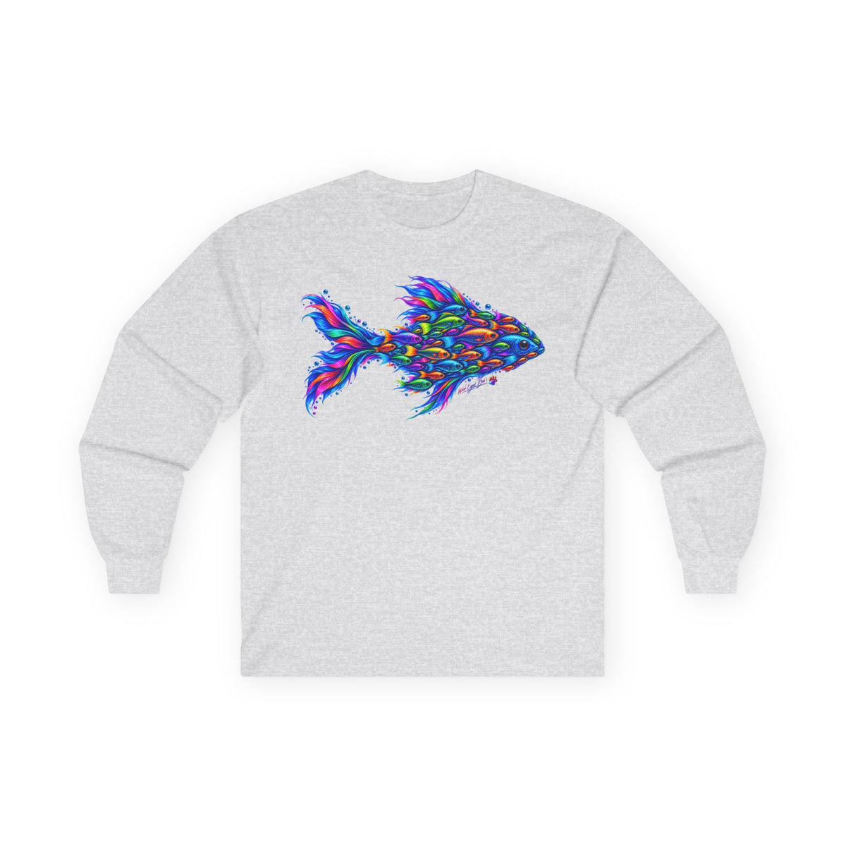 Colorful Fish Art Long Sleeve Tee