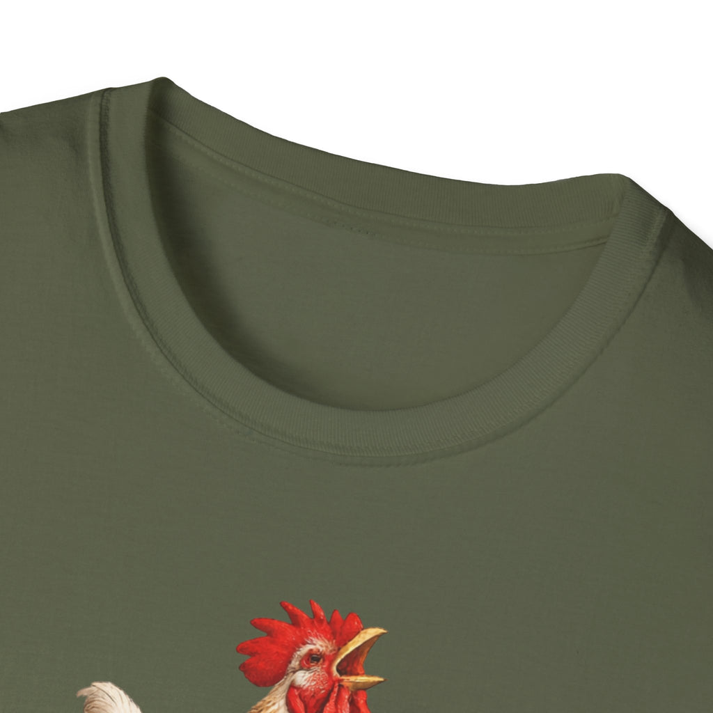 Rooster Morning Mercy T-Shirt – "His mercies are new every morning" Christian Tee