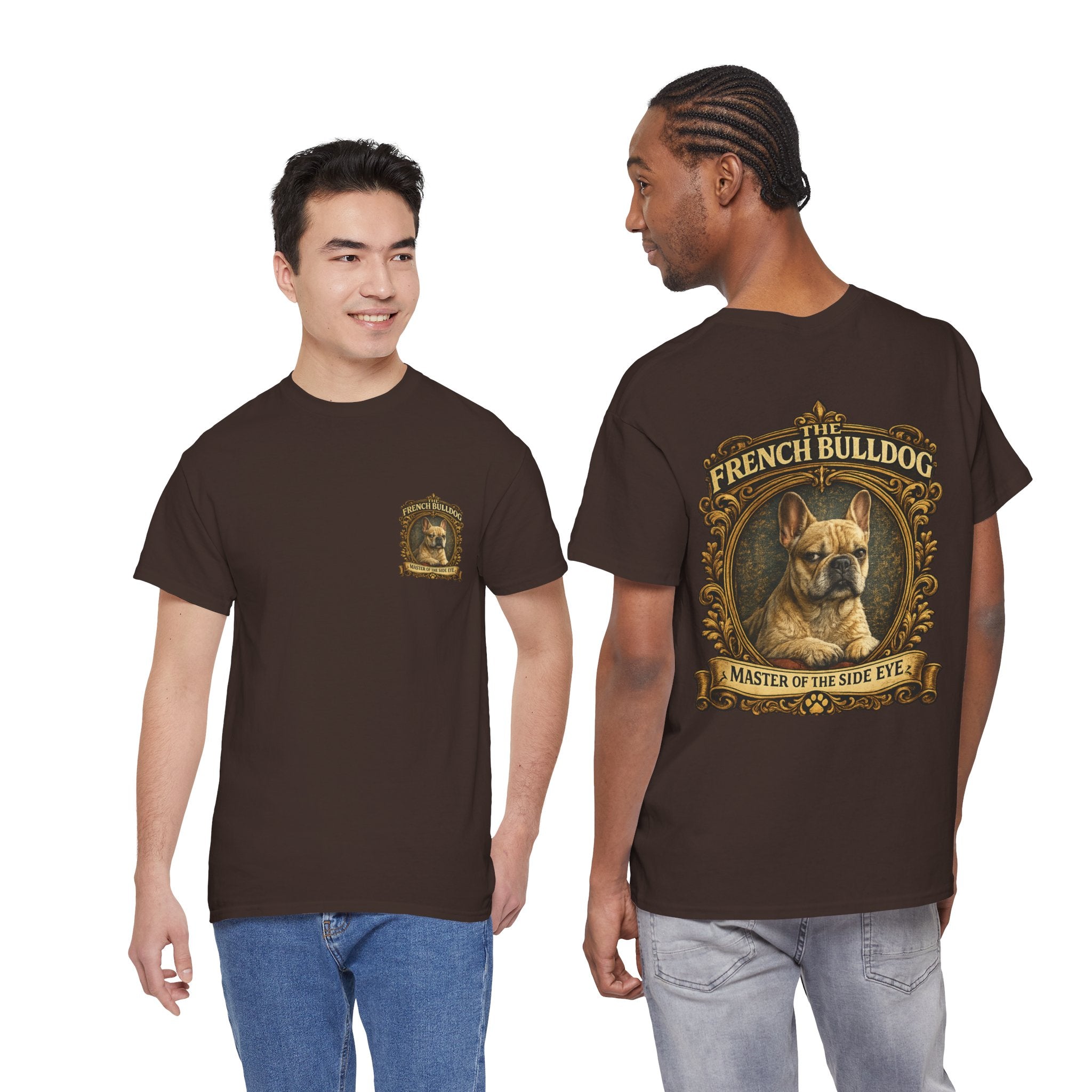 French Bulldog T-Shirt — "Master of the Side Eye" Vintage Dog Tee